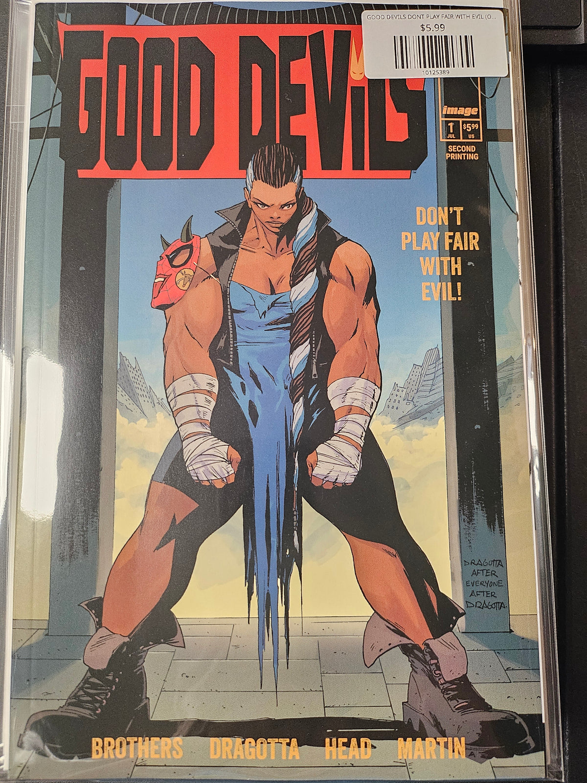 GOOD DEVILS DONT PLAY FAIR WITH EVIL (ONE SHOT) 2ND PTG CVR B NICK DRAGOTTA HOMAGE VAR