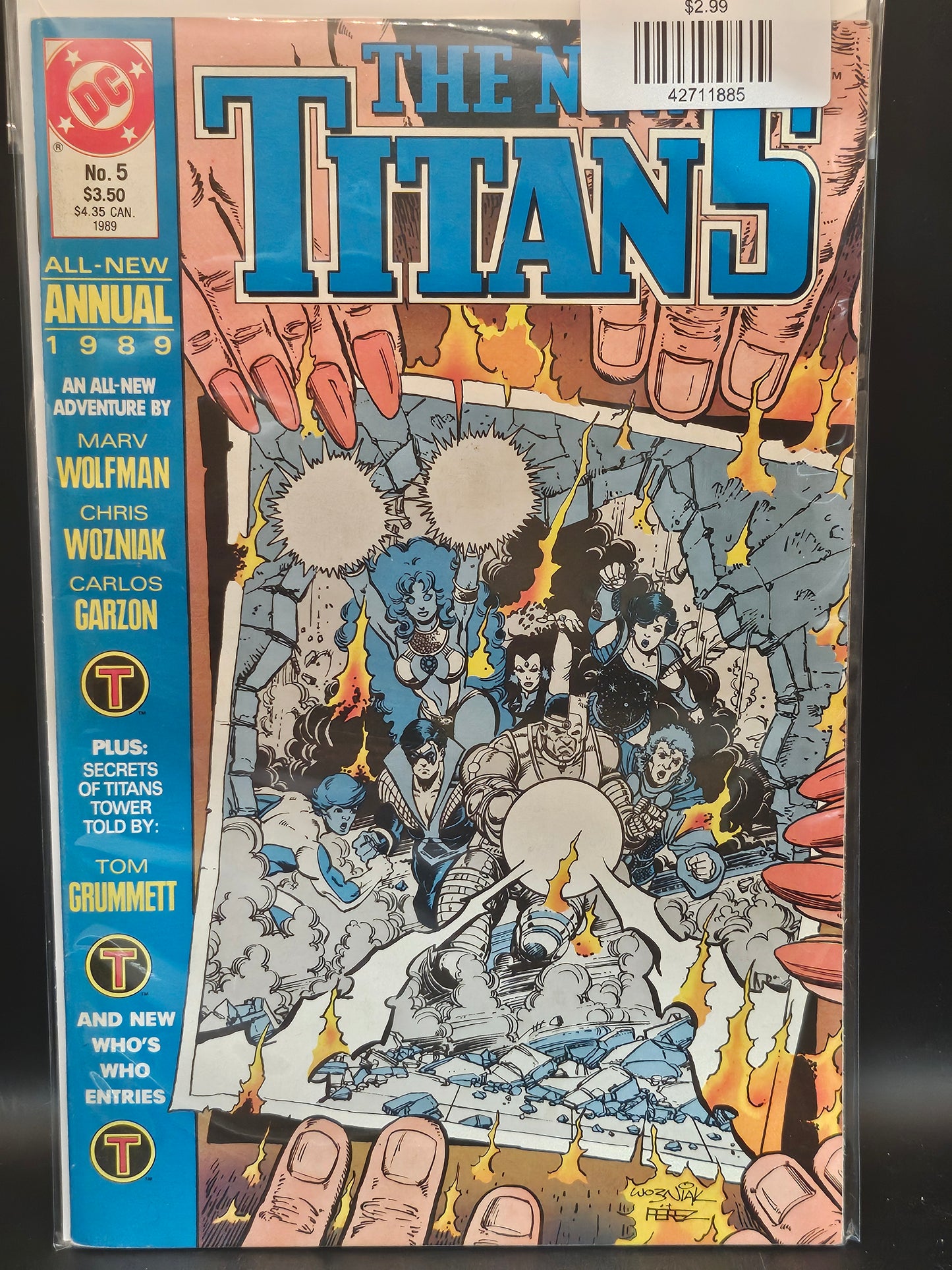#5 Annuals New Teen Titans (1984 2nd Series) New Titans