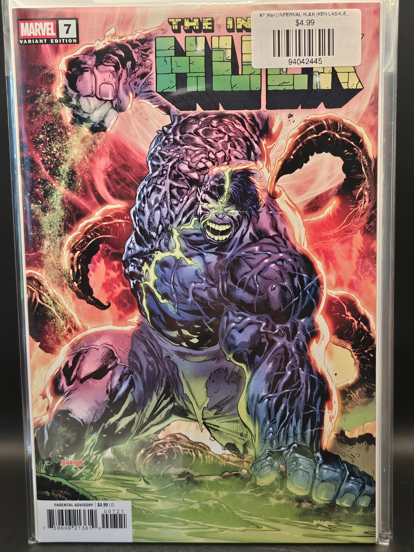 #7 (Ken) INFERNAL HULK (KEN LASHLEY VARIANT)