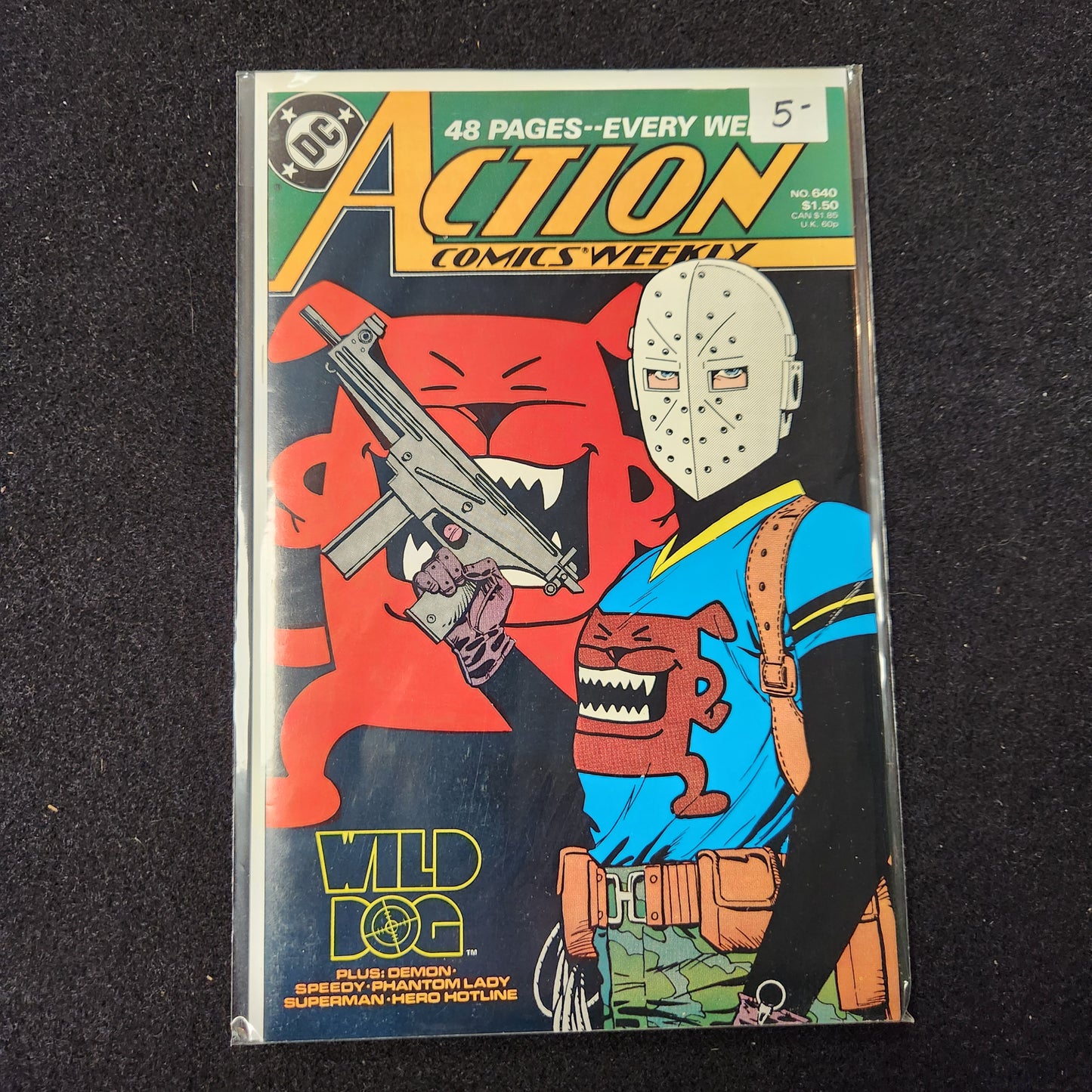 Action Comics #640 - Featuring Wild Dog (DC 1989)