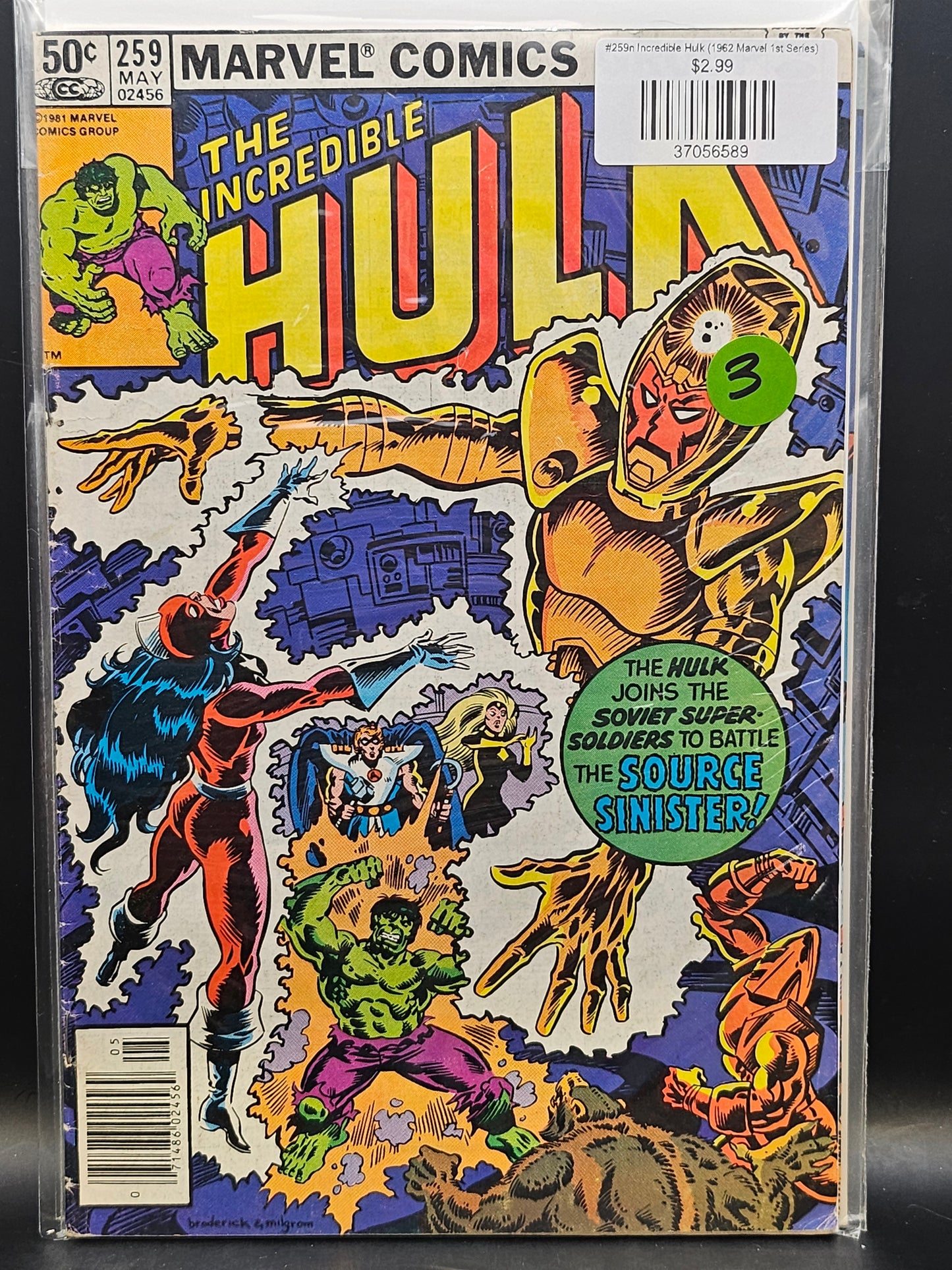 #259n Incredible Hulk (1962 Marvel 1st Series)