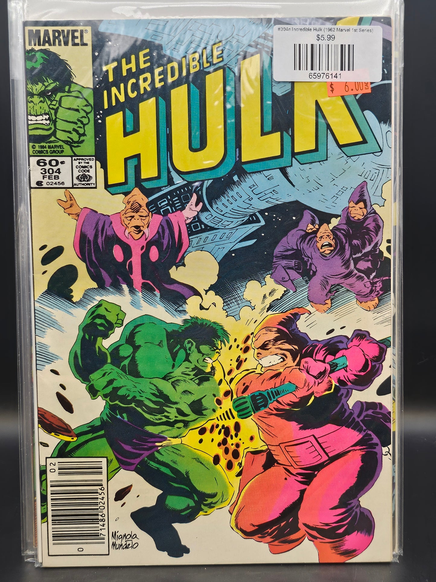 #304n Incredible Hulk (1962 Marvel 1st Series)