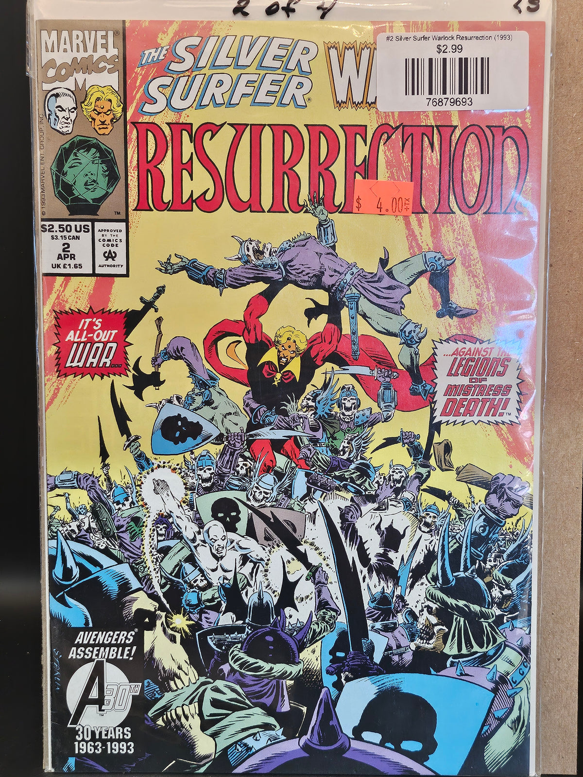 #2 Silver Surfer Warlock Resurrection (1993)