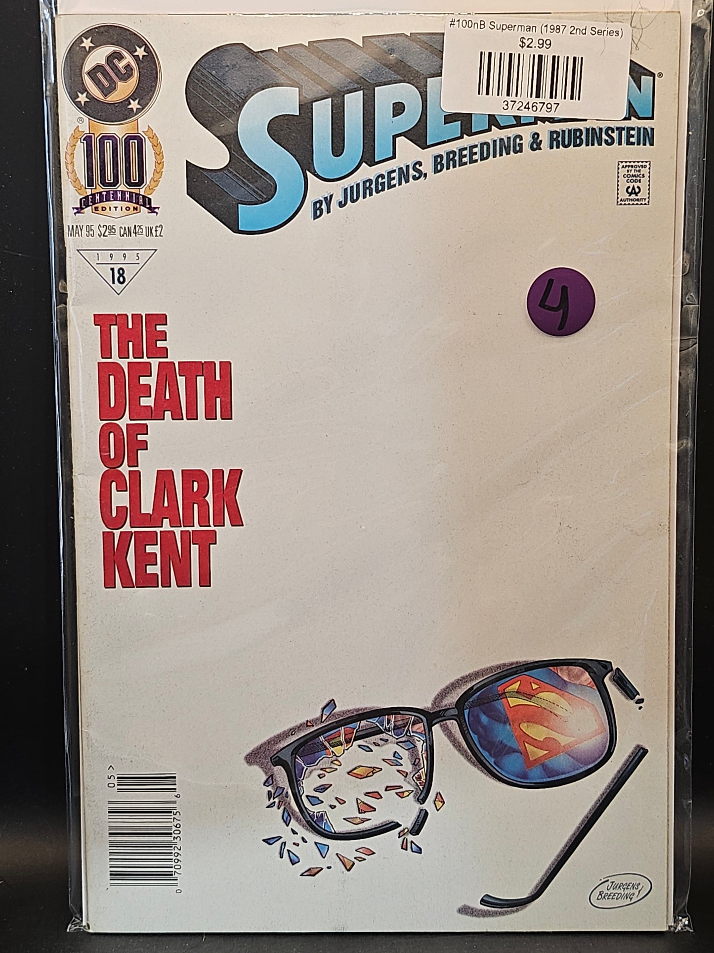 #100nB Superman (1987 2nd Series)