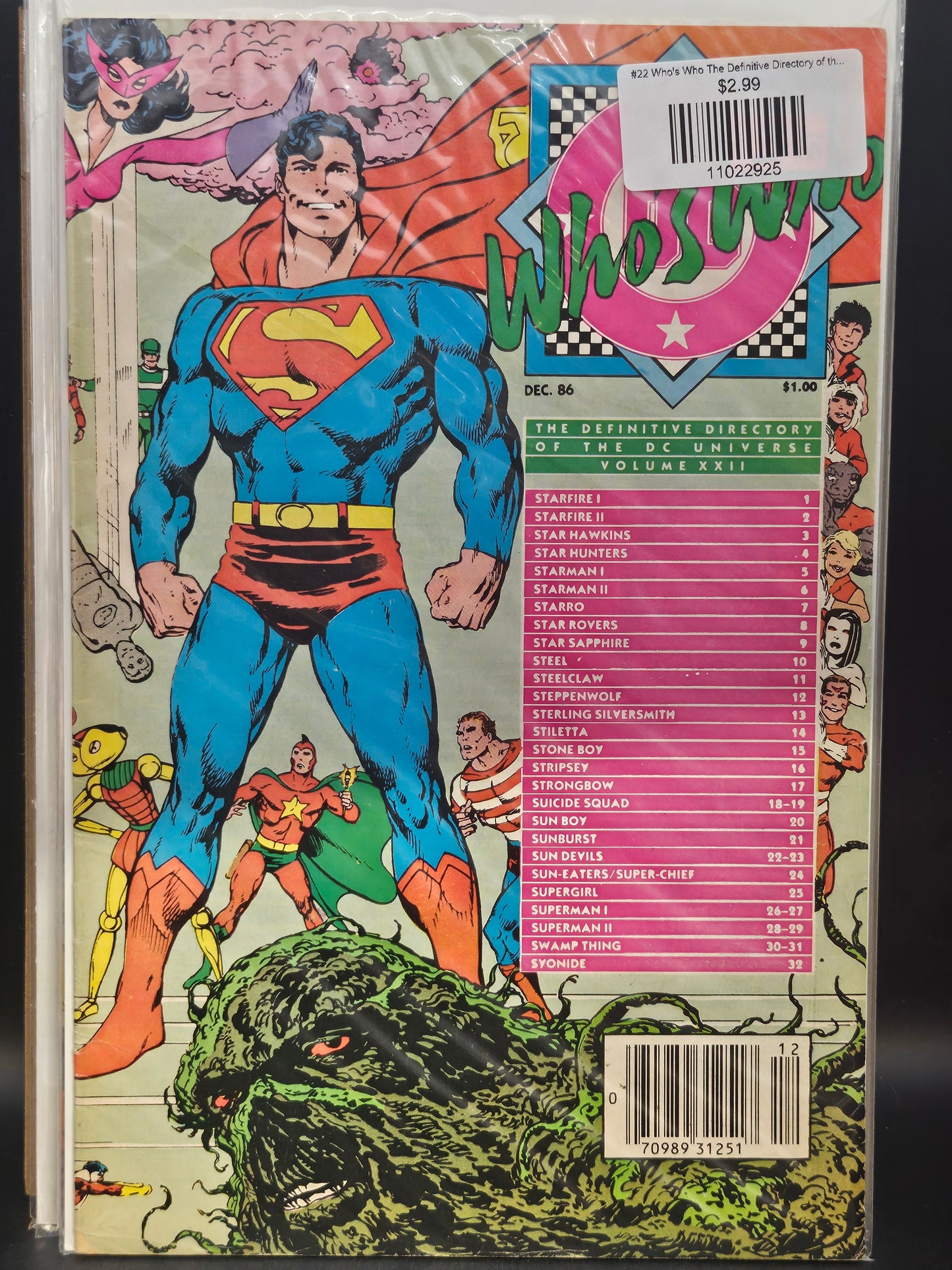 #22 Who's Who The Definitive Directory of the DC Universe (1985)