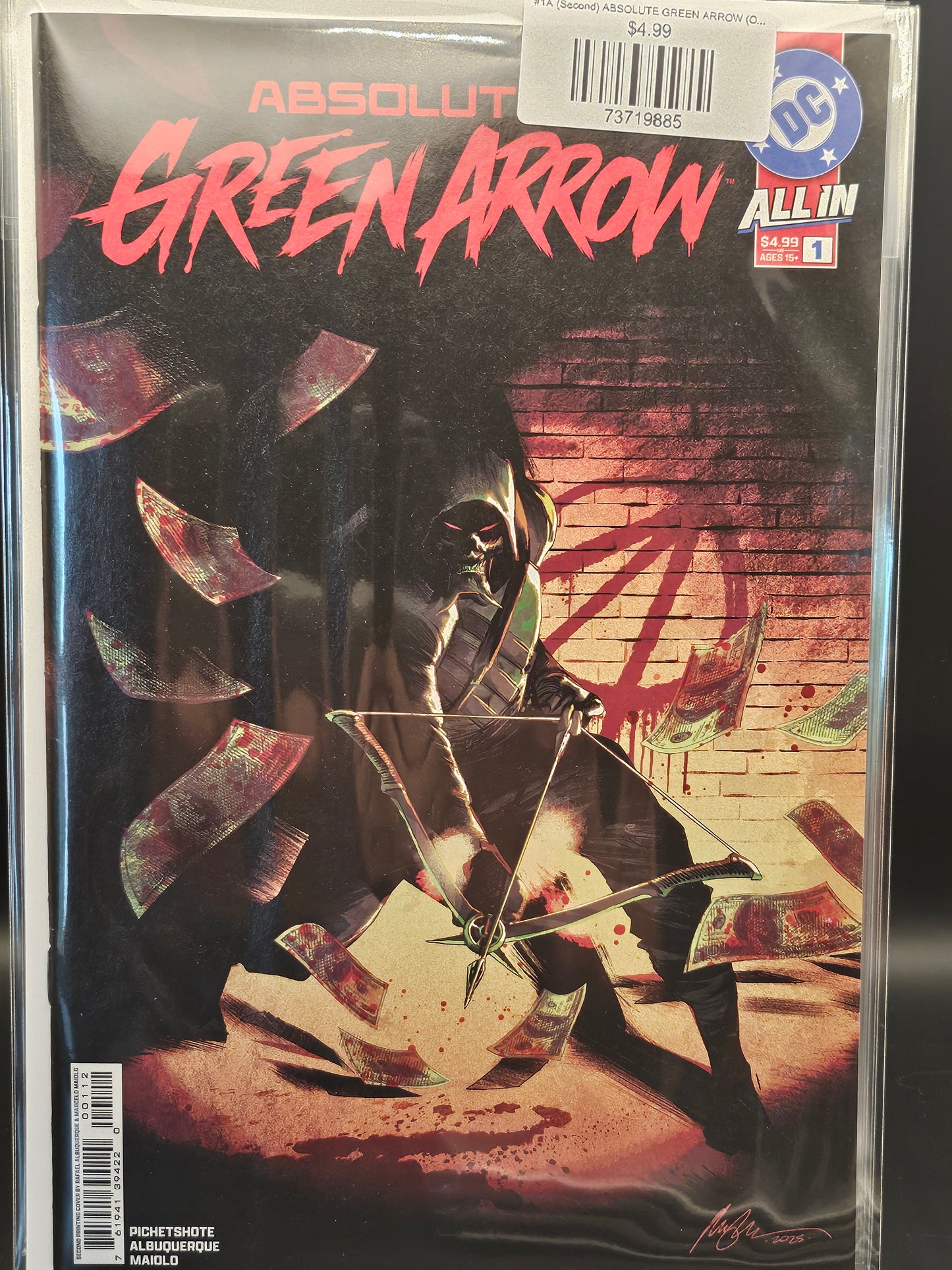 #1A (Second) ABSOLUTE GREEN ARROW (OF 6 Second Printing Rafael Albuquerque)