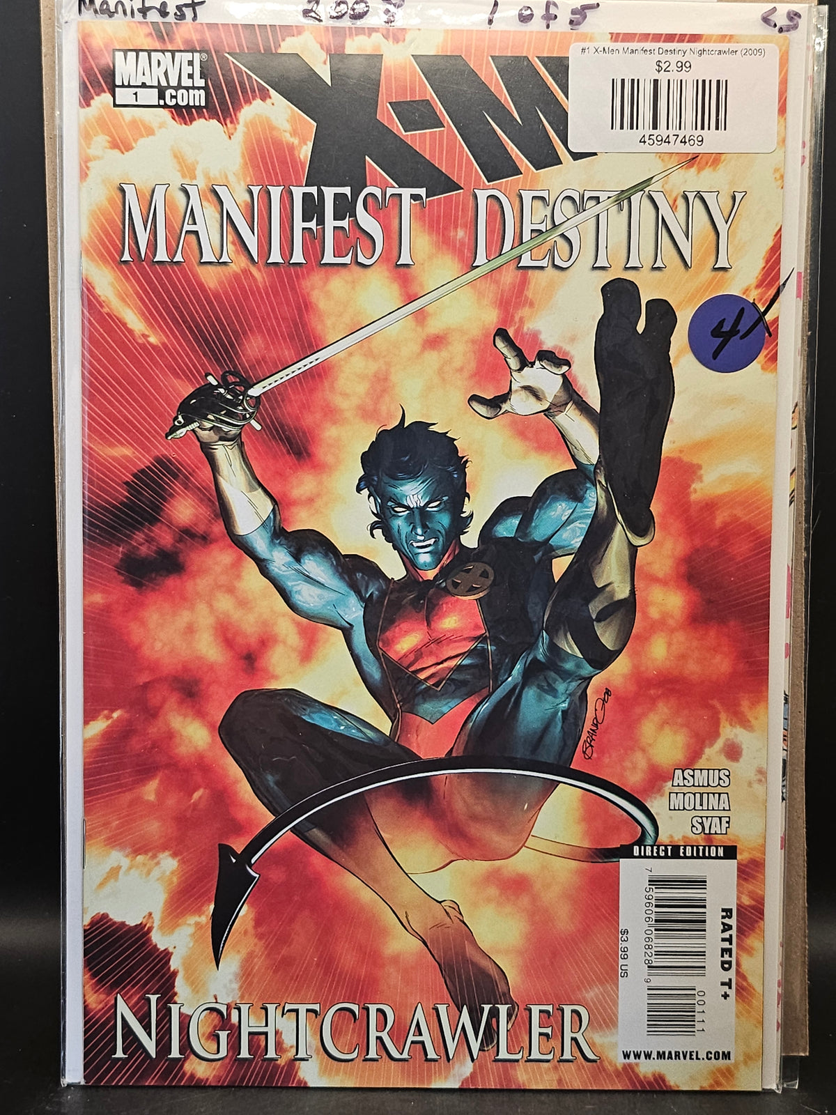 #1 X-Men Manifest Destiny Nightcrawler (2009)
