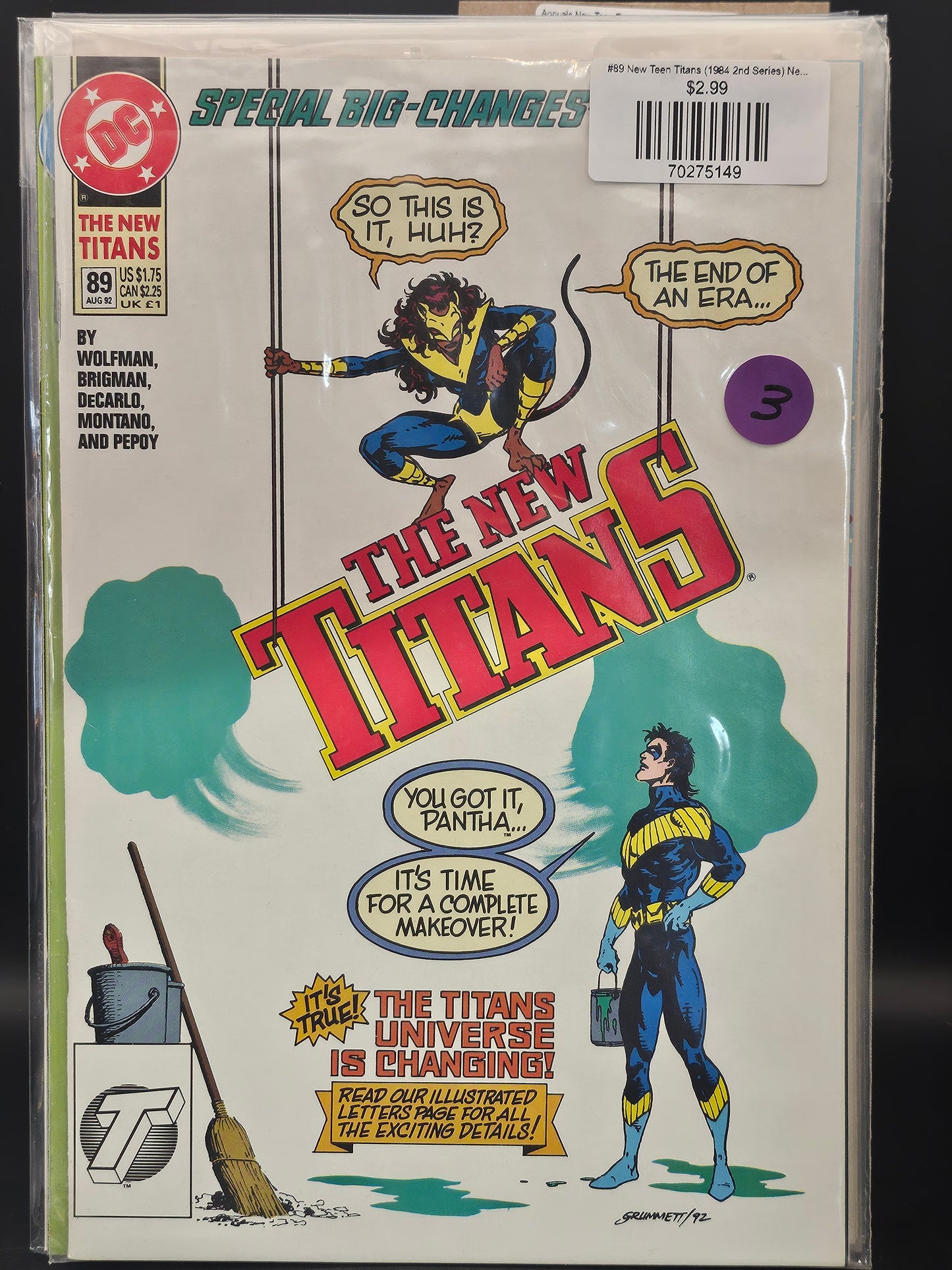 #89 New Teen Titans (1984 2nd Series) New Titans