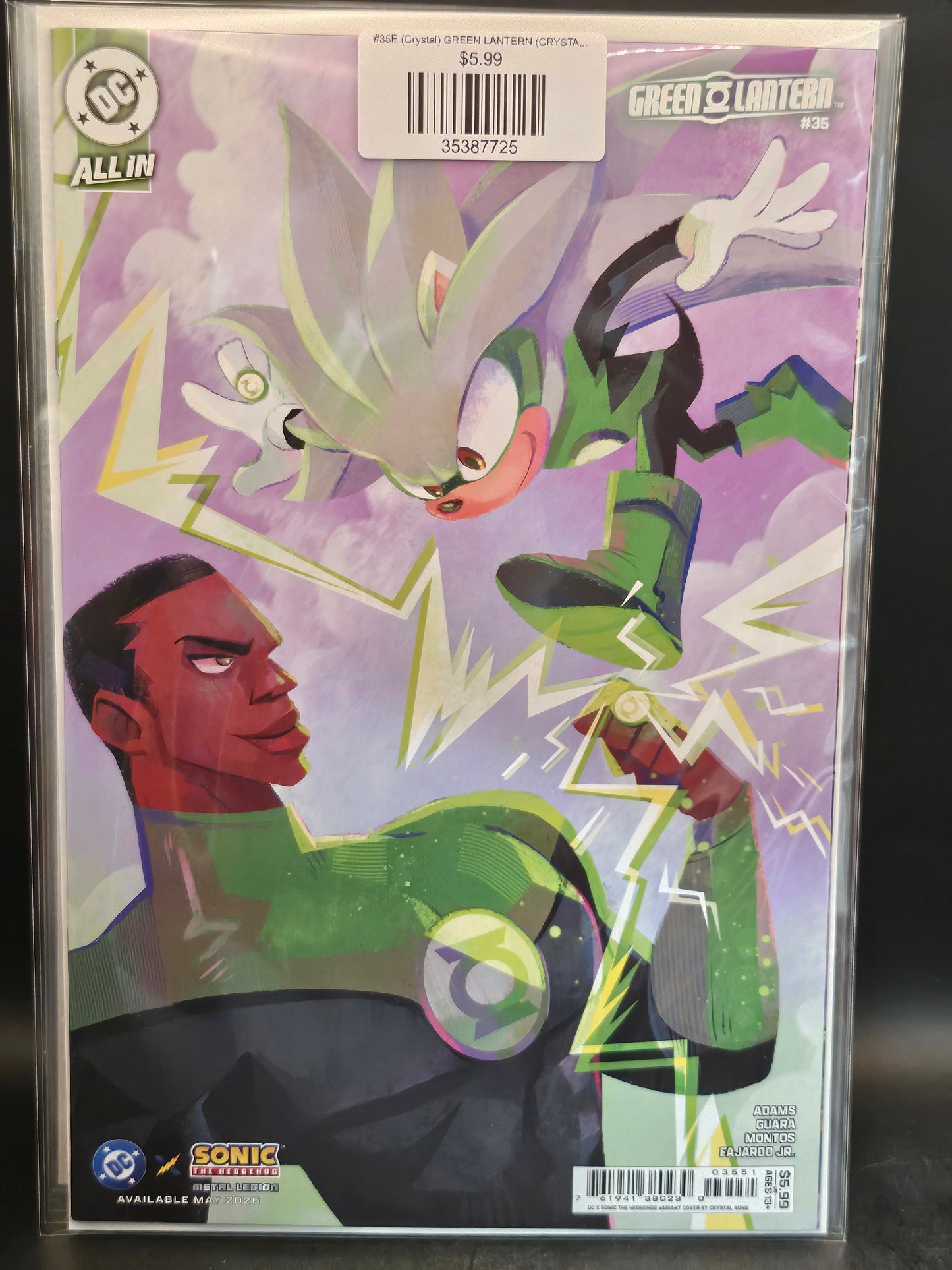 #35E (Crystal) GREEN LANTERN (CRYSTAL KUNG DC X SONIC CARD STOCK VAR)