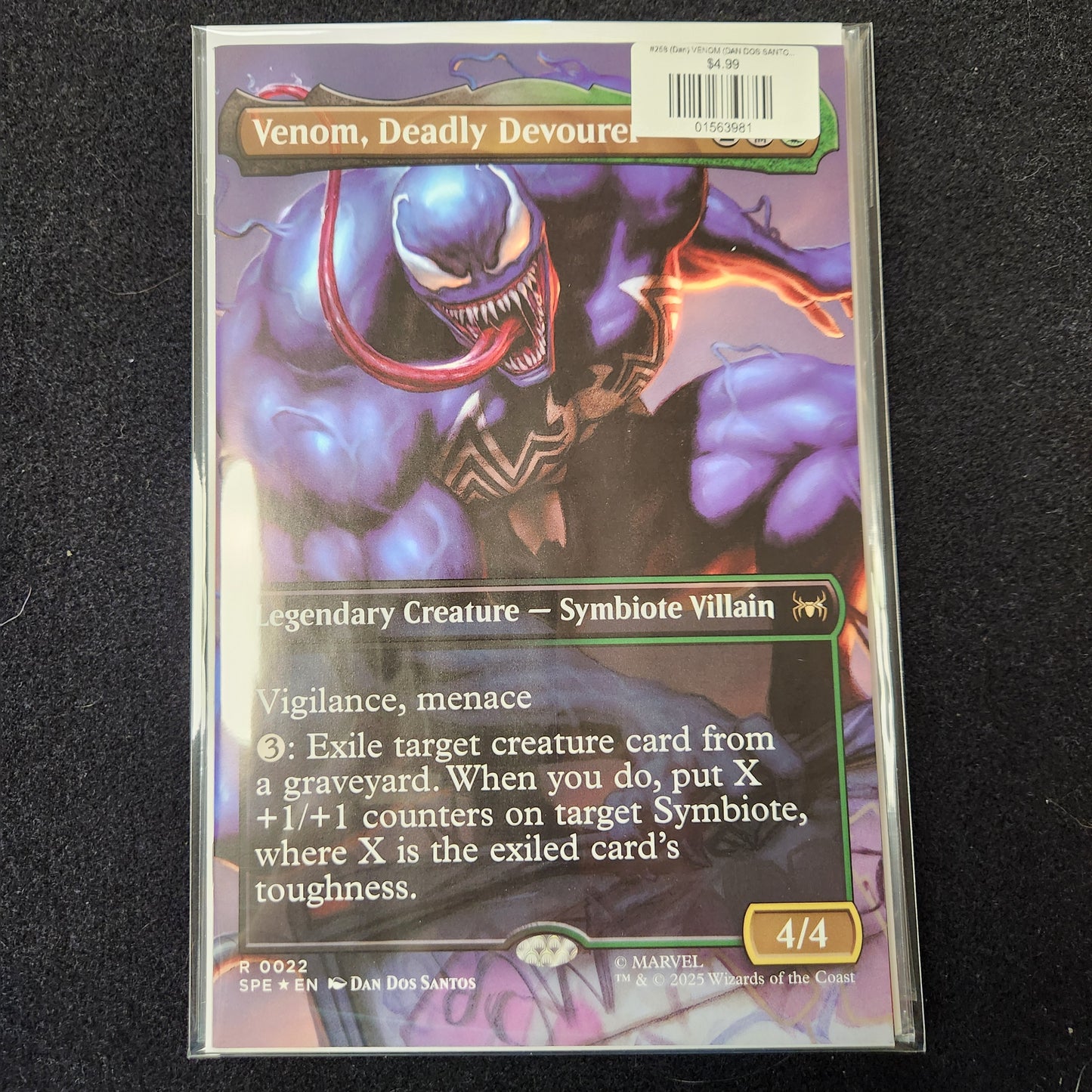 #258 (Dan) VENOM (DAN DOS SANTOS MAGIC: THE GATHERING VARIANT)