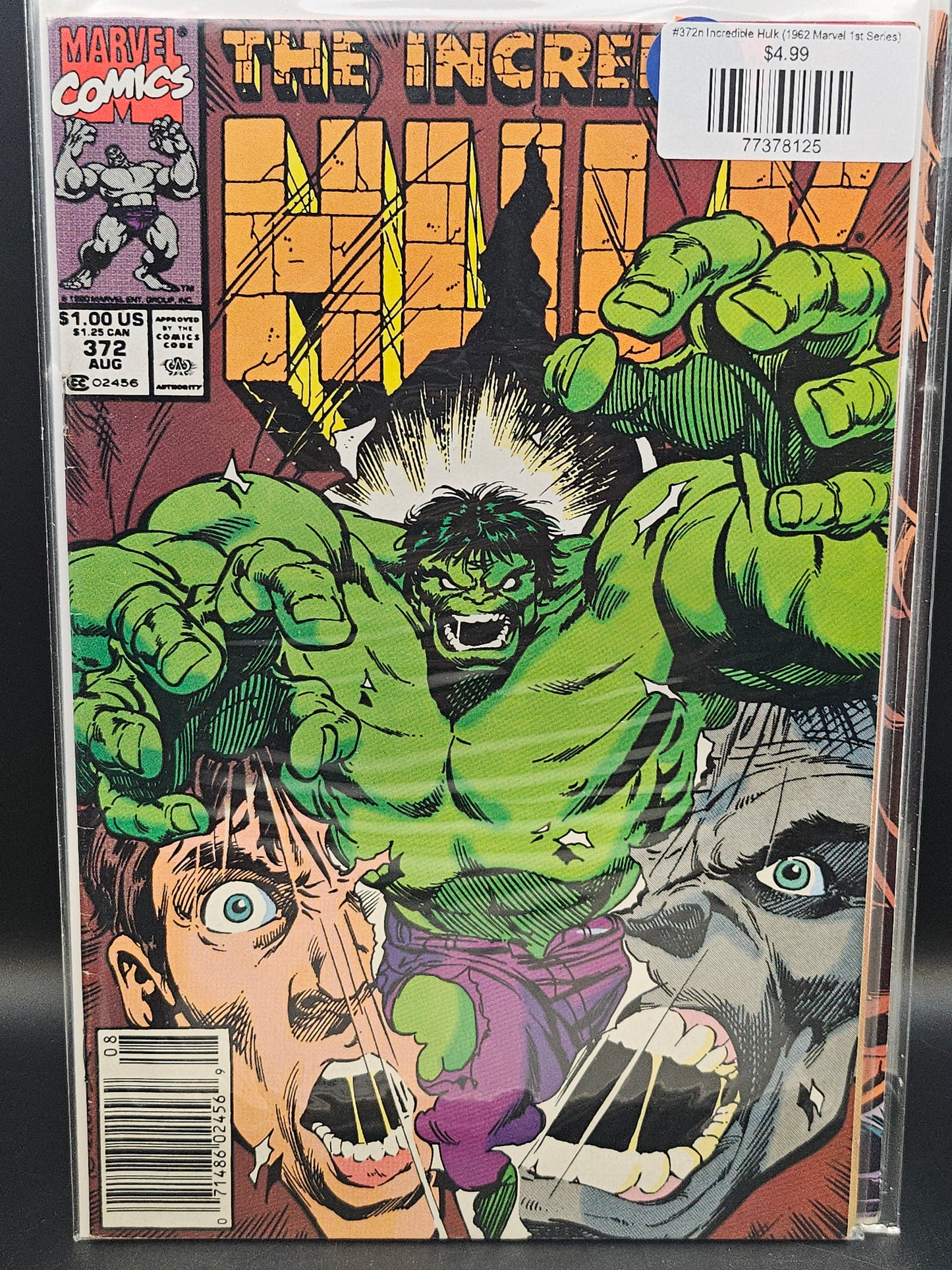 #372n Incredible Hulk (1962 Marvel 1st Series)