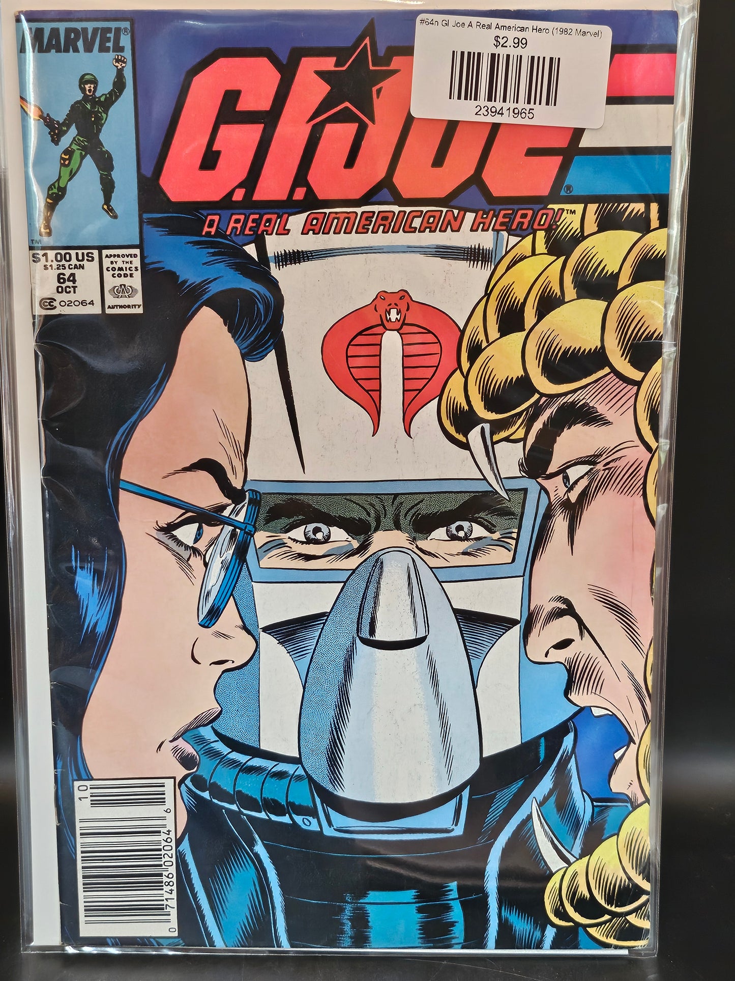 #64n GI Joe A Real American Hero (1982 Marvel)