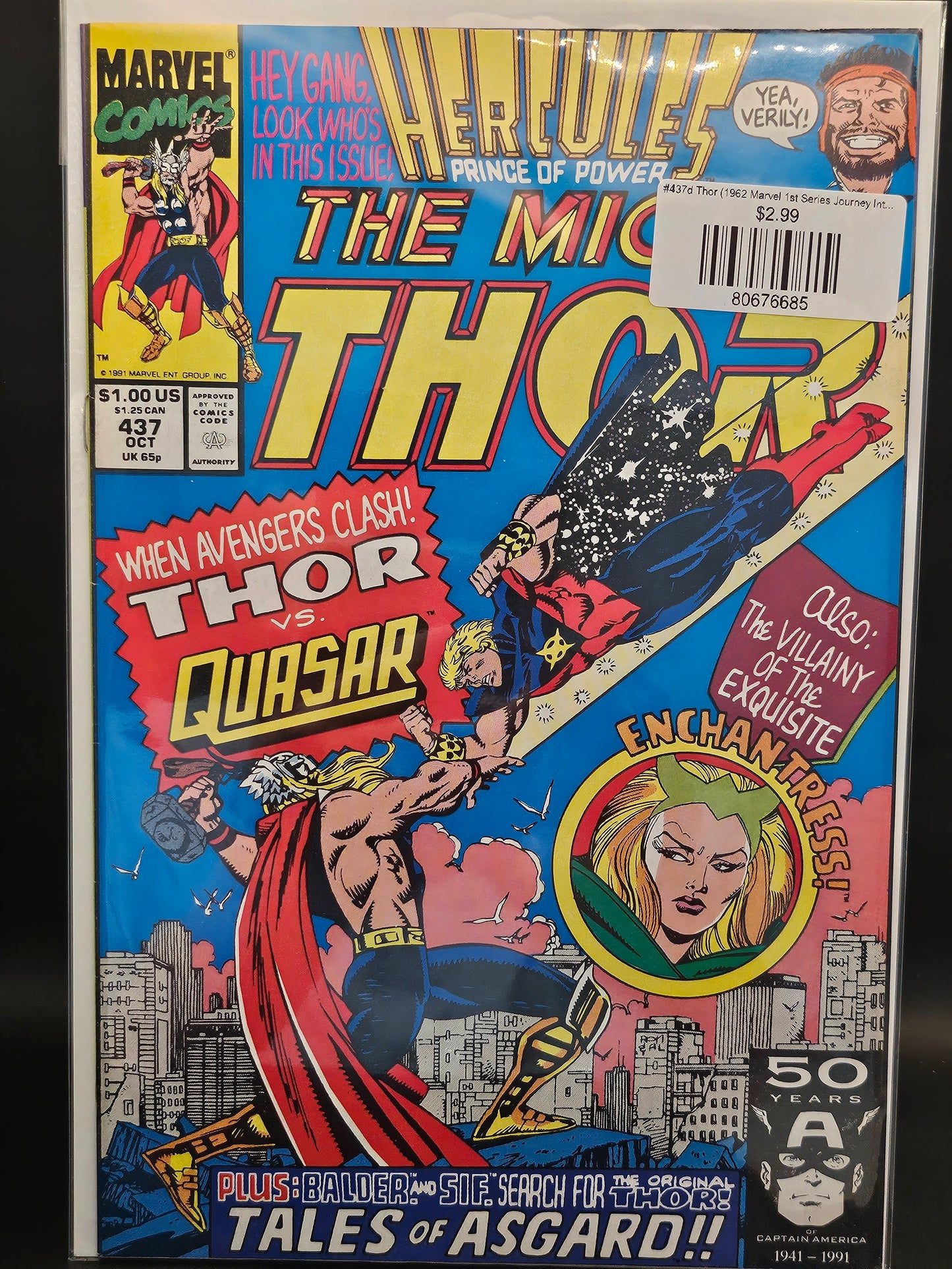 #437d Thor (1962 Marvel 1st Series Journey Into Mystery)