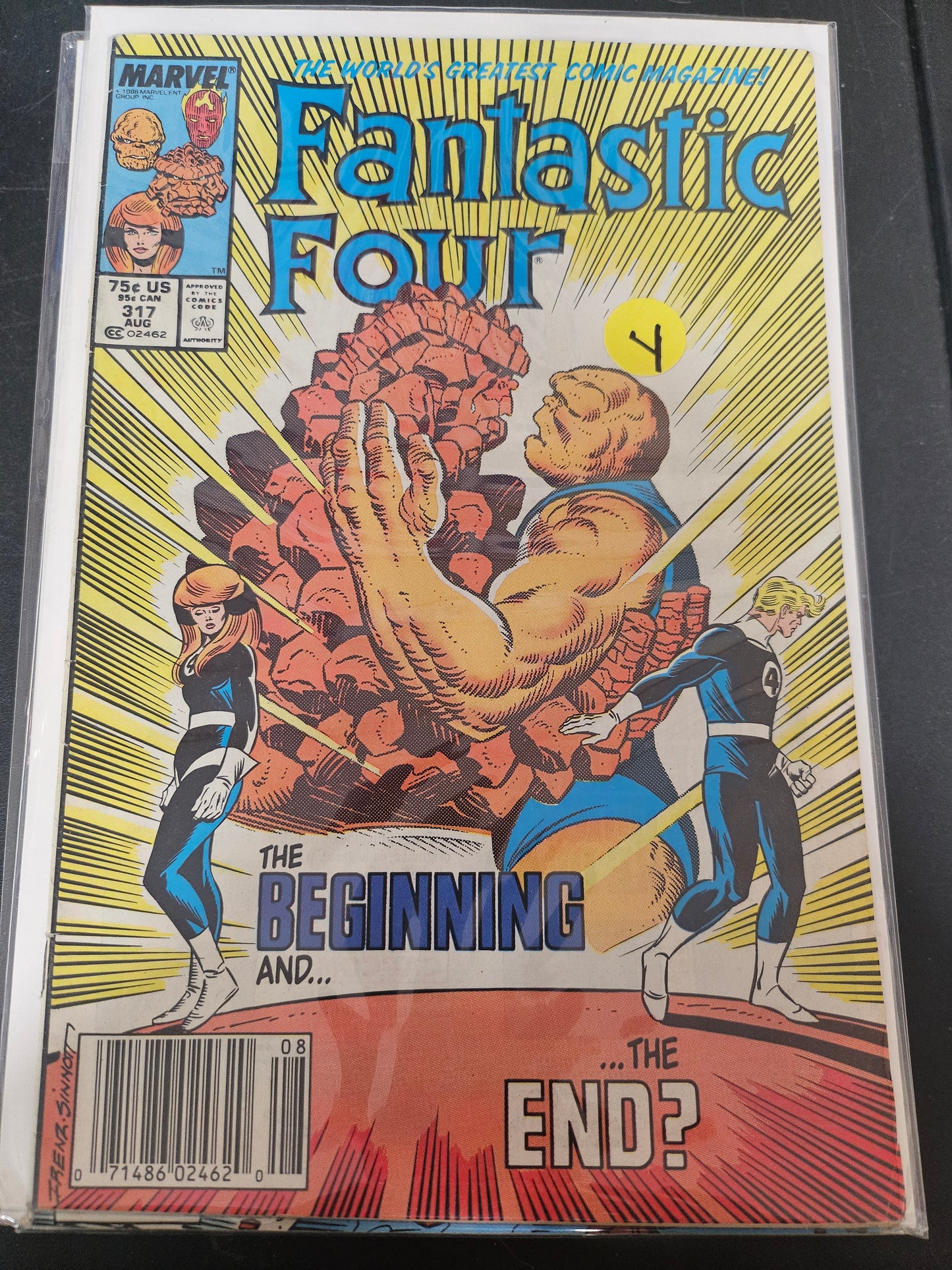 101.129 Fantastic Four – #317 – v1 (1961–1995)