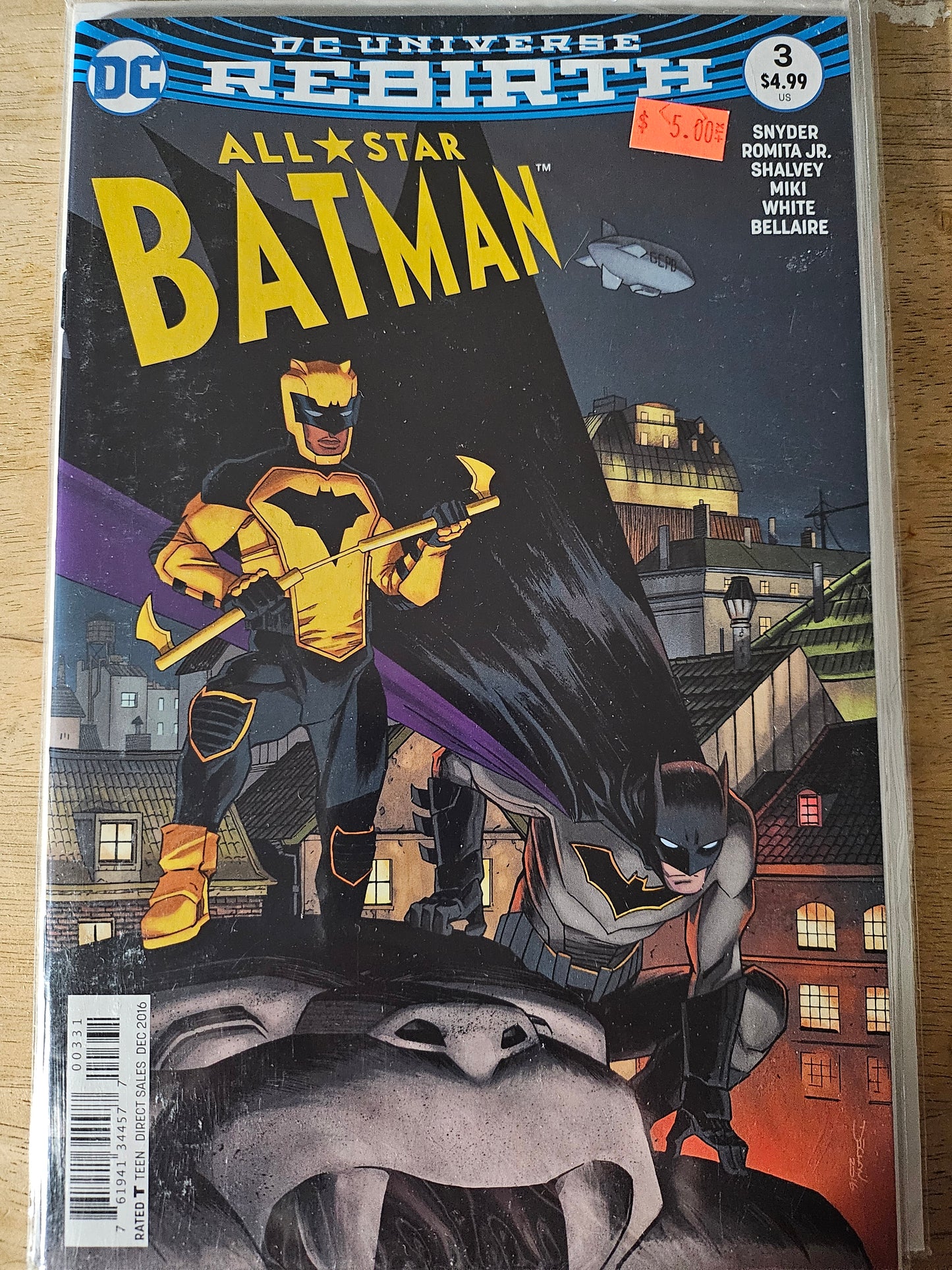 All Star Batman – DC Comics – (2016–2017) – Volume 1 – Limited Series – #3 - Cover A and C