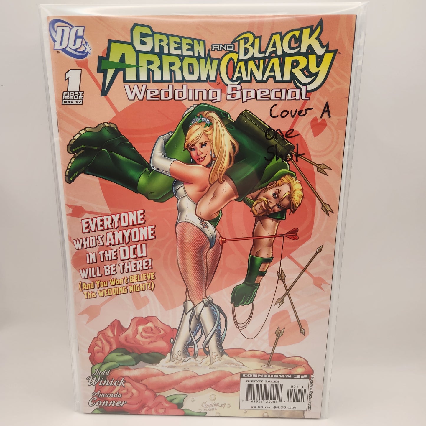 #1 Cover A - Green Arrow and Black Canary Wedding Special (2007 DC)