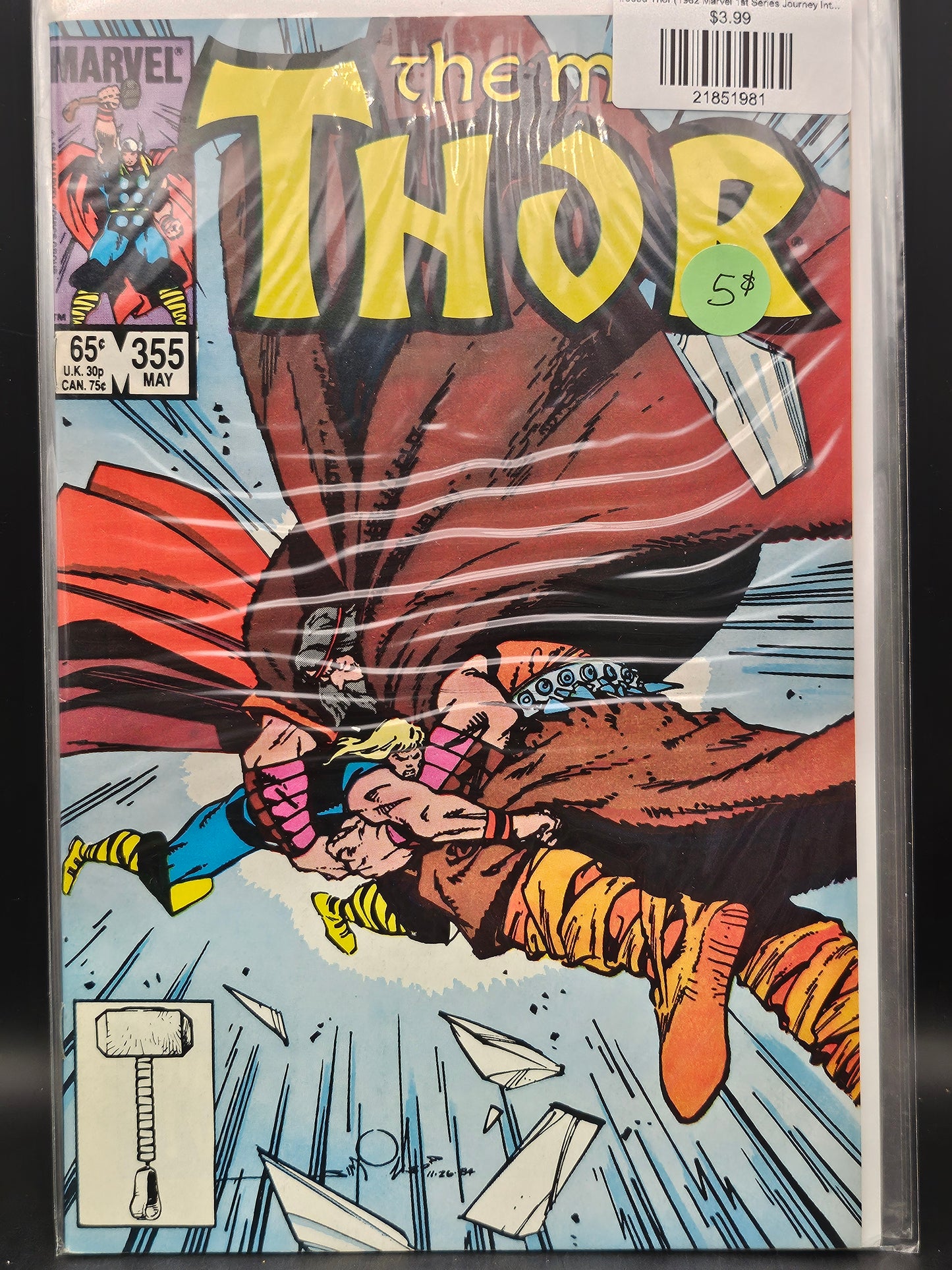 #355d Thor (1962 Marvel 1st Series Journey Into Mystery)