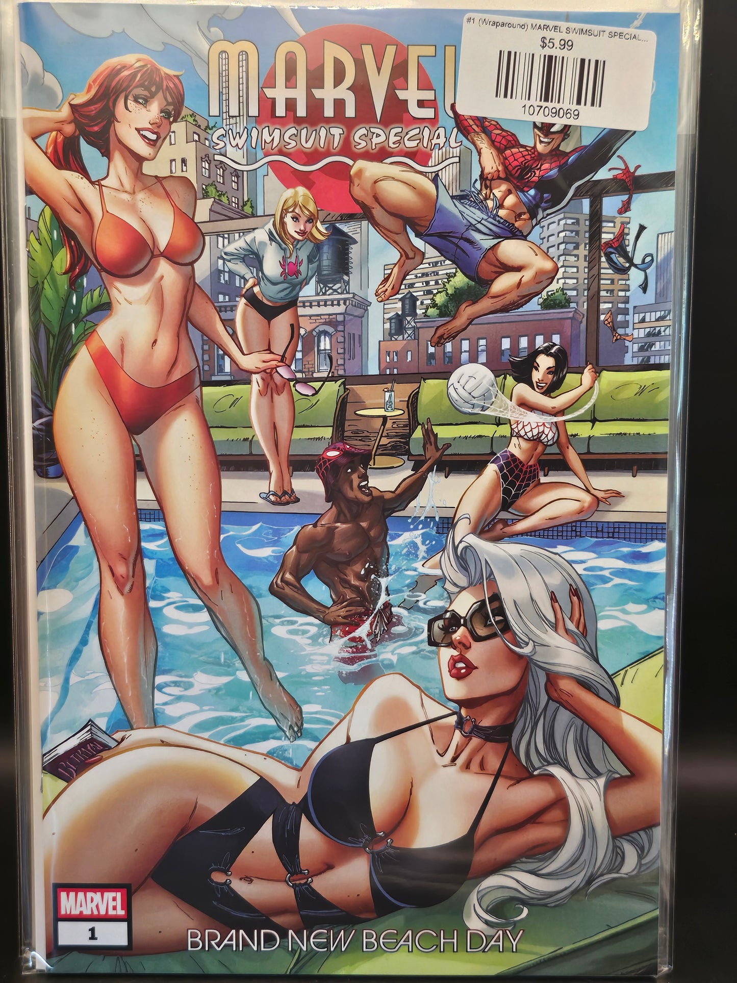 #1 (Wraparound) MARVEL SWIMSUIT SPECIAL: BRAND NEW BEACH DAY (WRAPAROUND COVER)