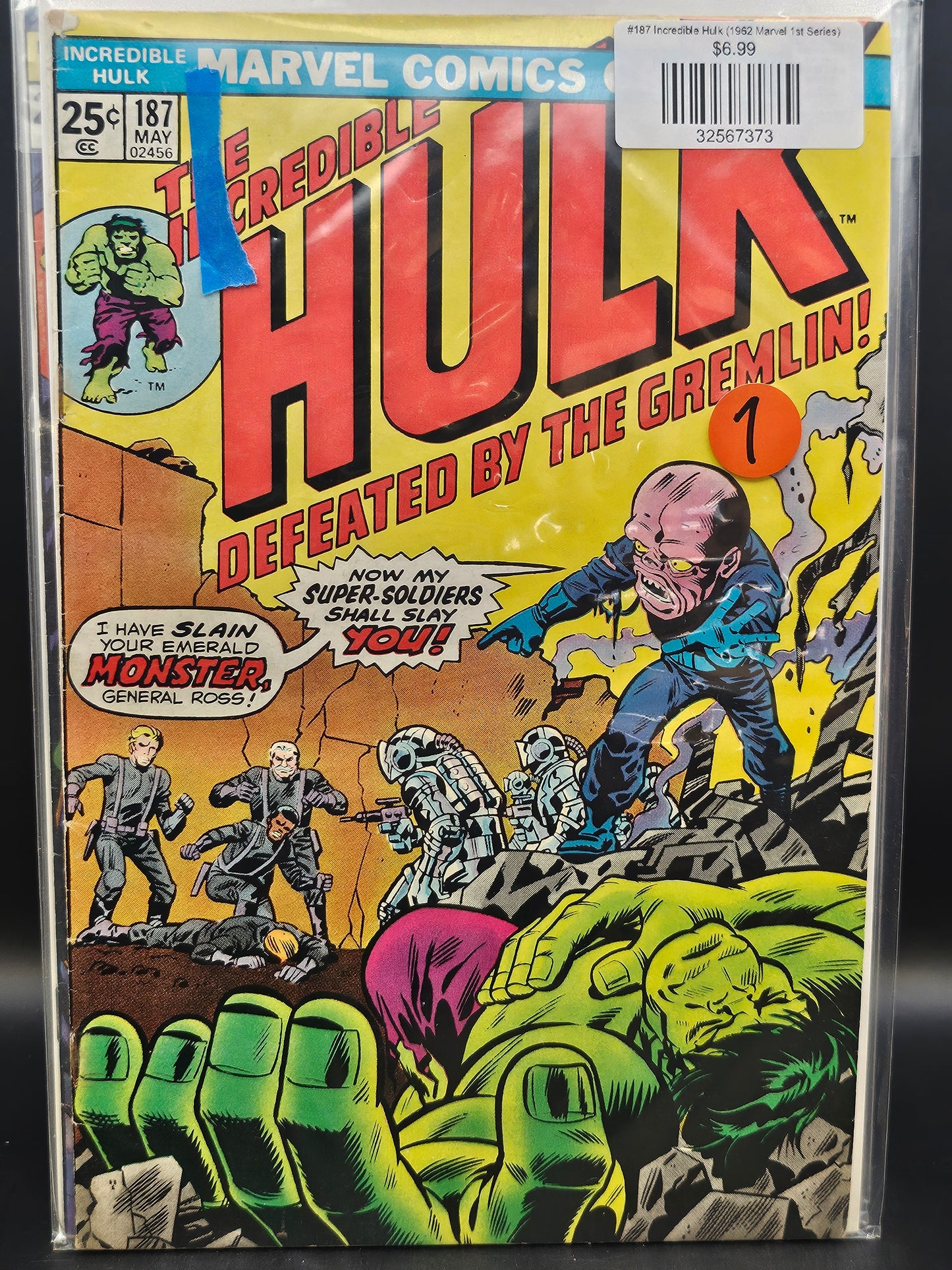 #187 Incredible Hulk (1962 Marvel 1st Series)