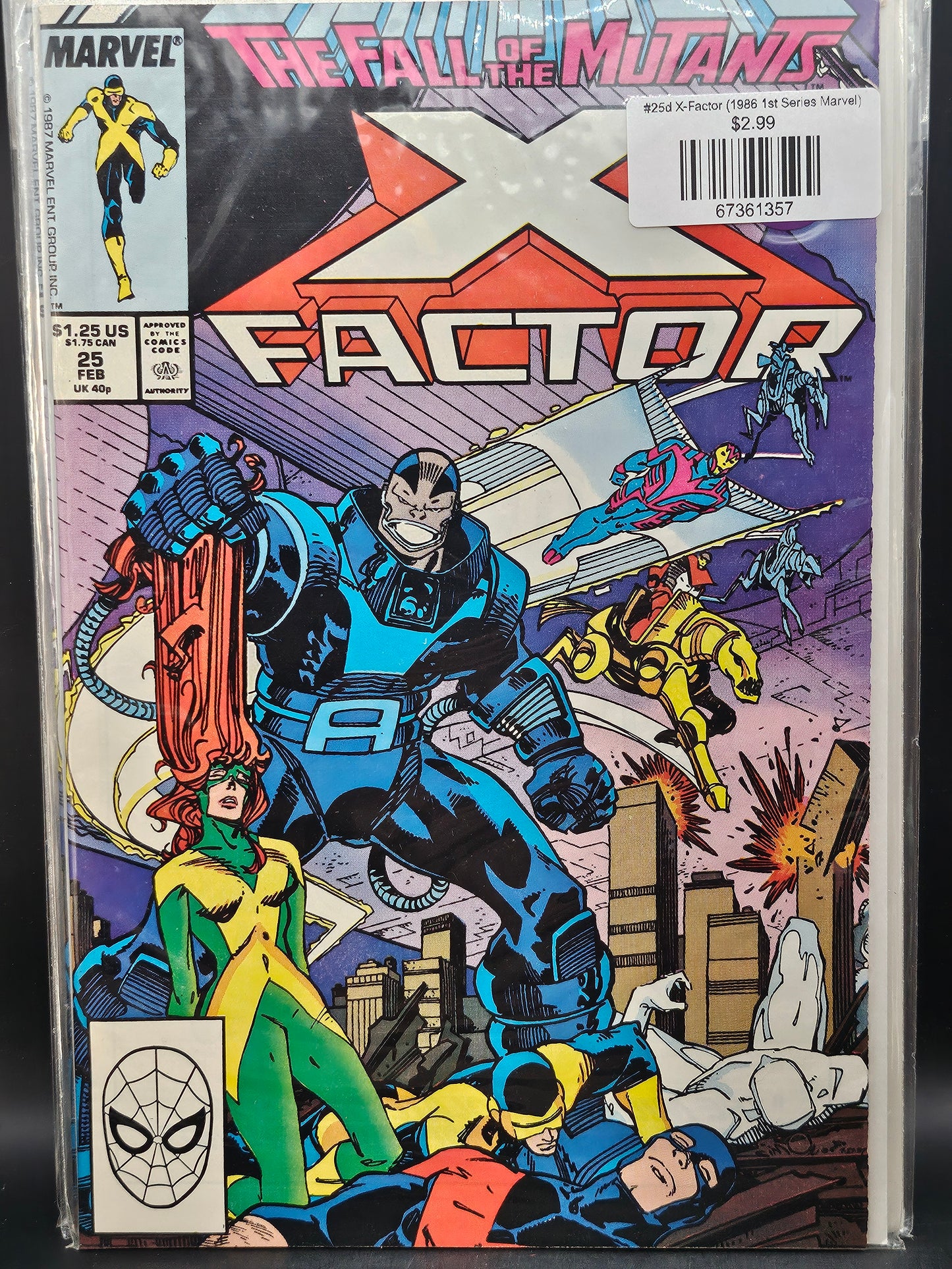 #25d X-Factor (1986 1st Series Marvel)