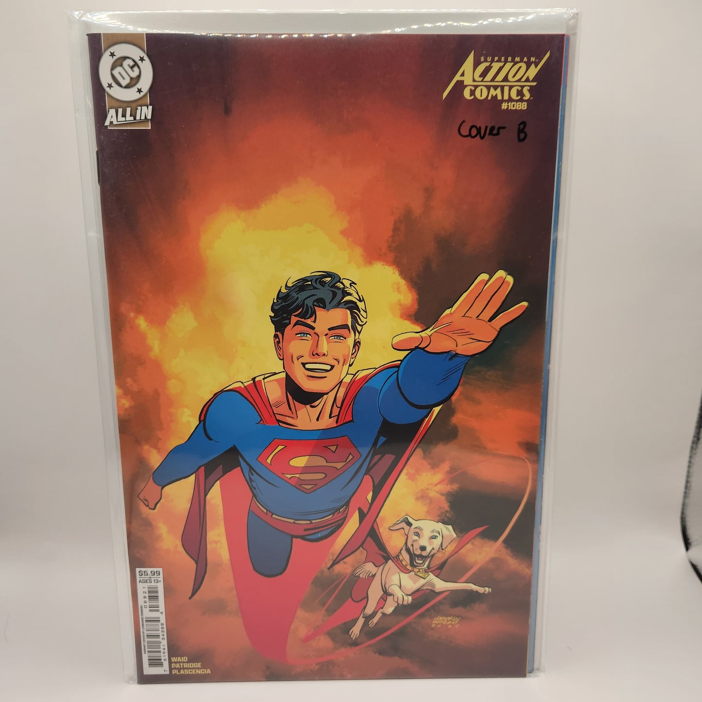 #1088 Cover B - Action Comics – DC – 2016–Present – Volume 3 – Ongoing Series – #957–Present - Leonardo Romero