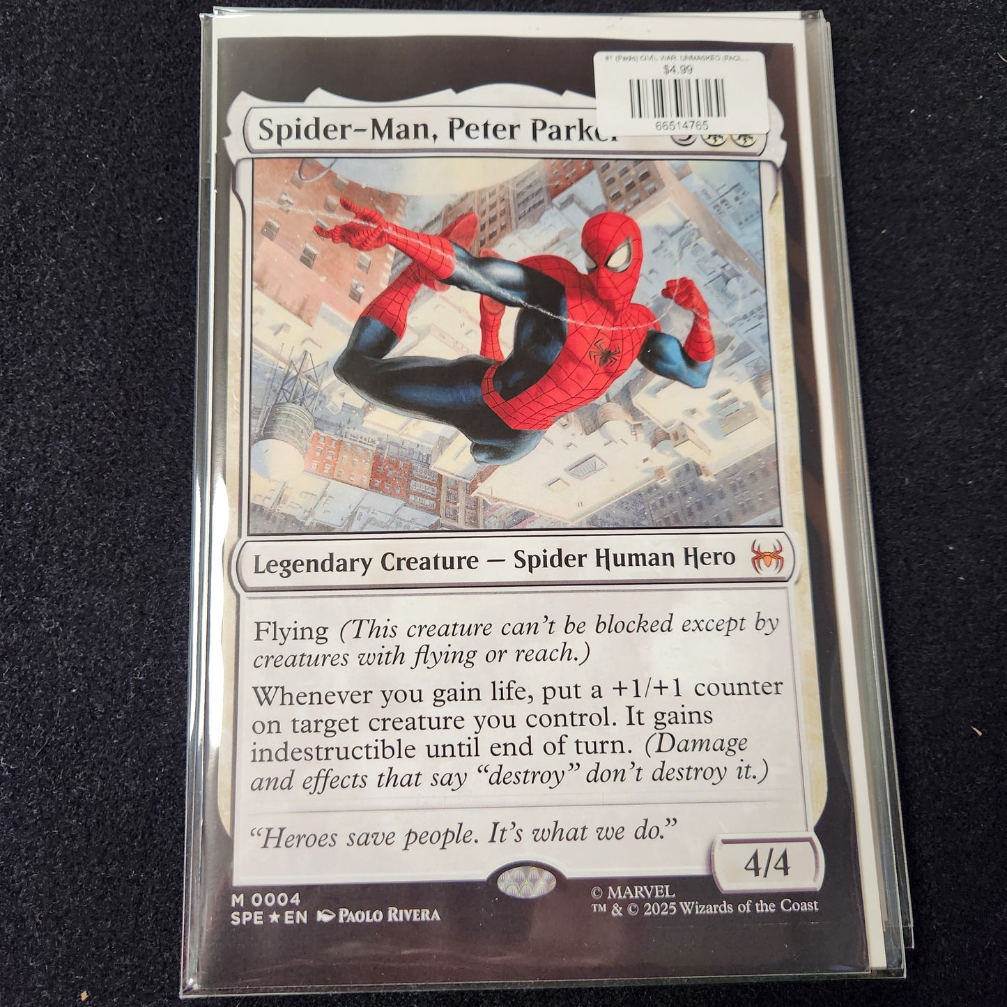 #1 (Paolo) CIVIL WAR: UNMASKED (PAOLO RIVERA MAGIC: THE GATHERING VARIANT)
