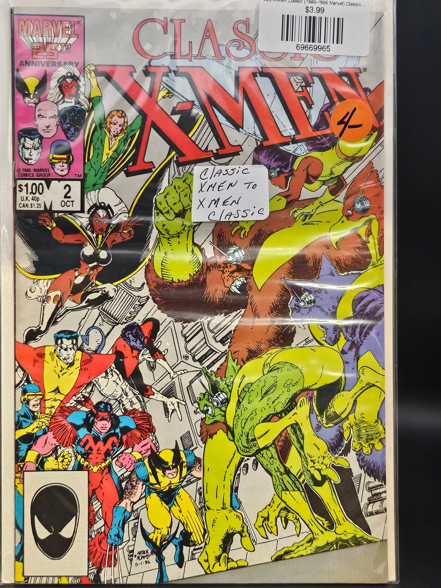 #2d X-Men Classic (1986-1995 Marvel) Classic X-Men