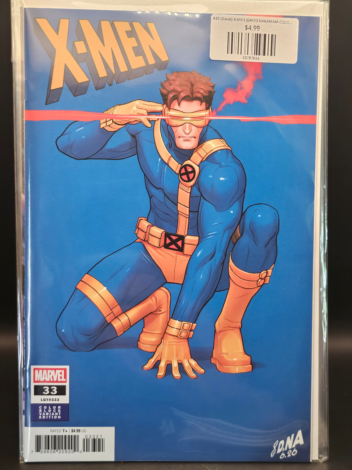 #33 (David) X-MEN (DAVID NAKAYAMA COLOR BLOCK BLUE VARIANT)