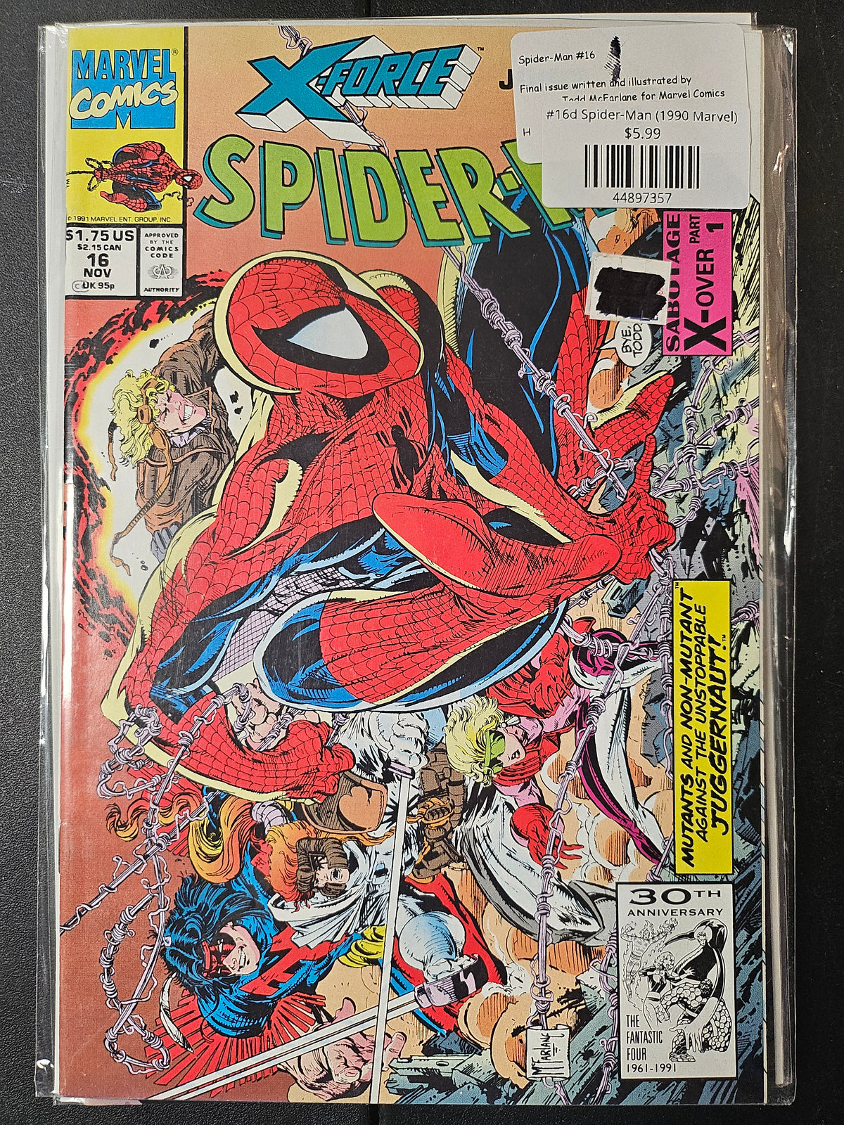 #16d Spider-Man (1990 Marvel)