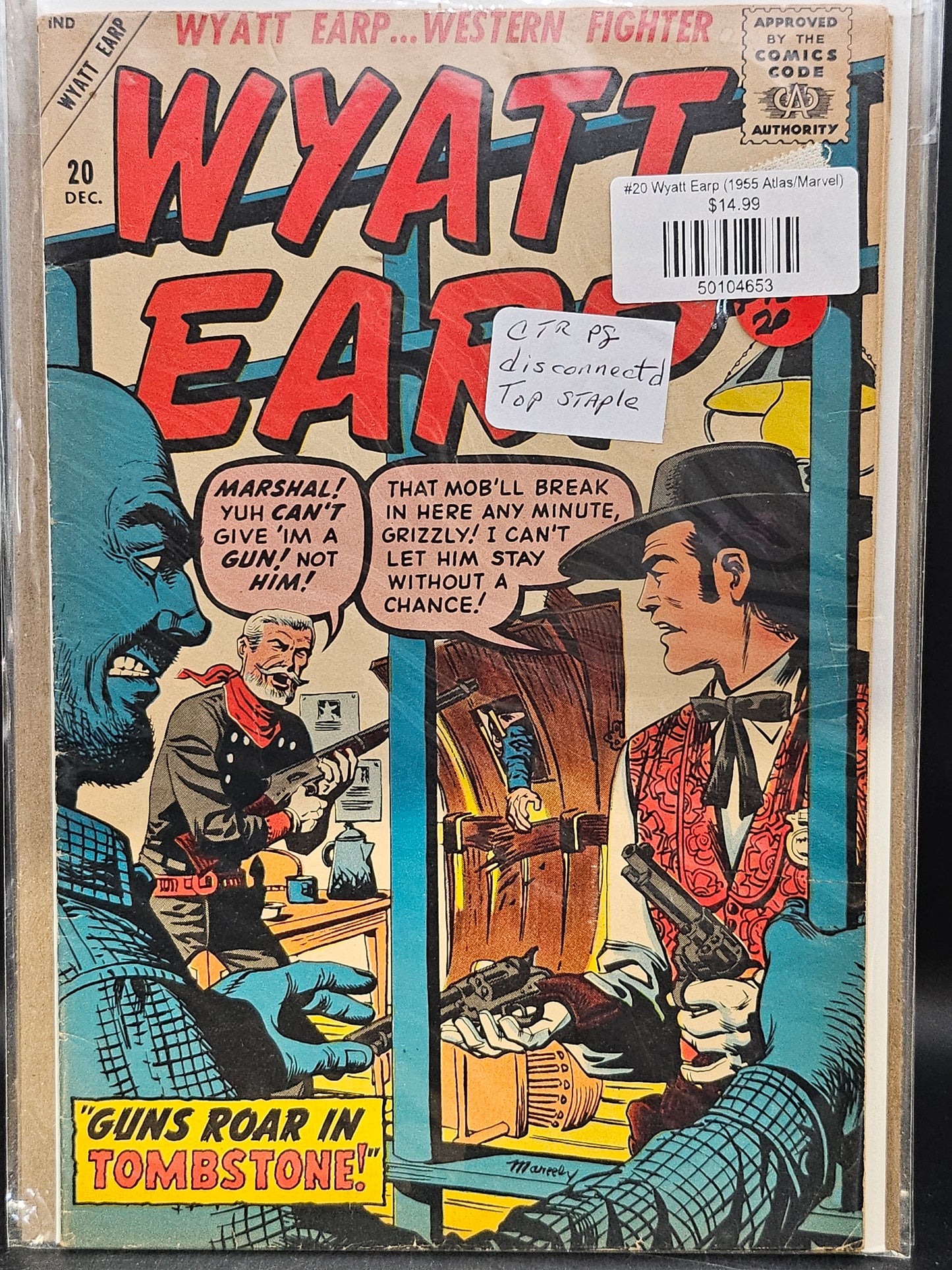 #20 Wyatt Earp (1955 Atlas/Marvel)