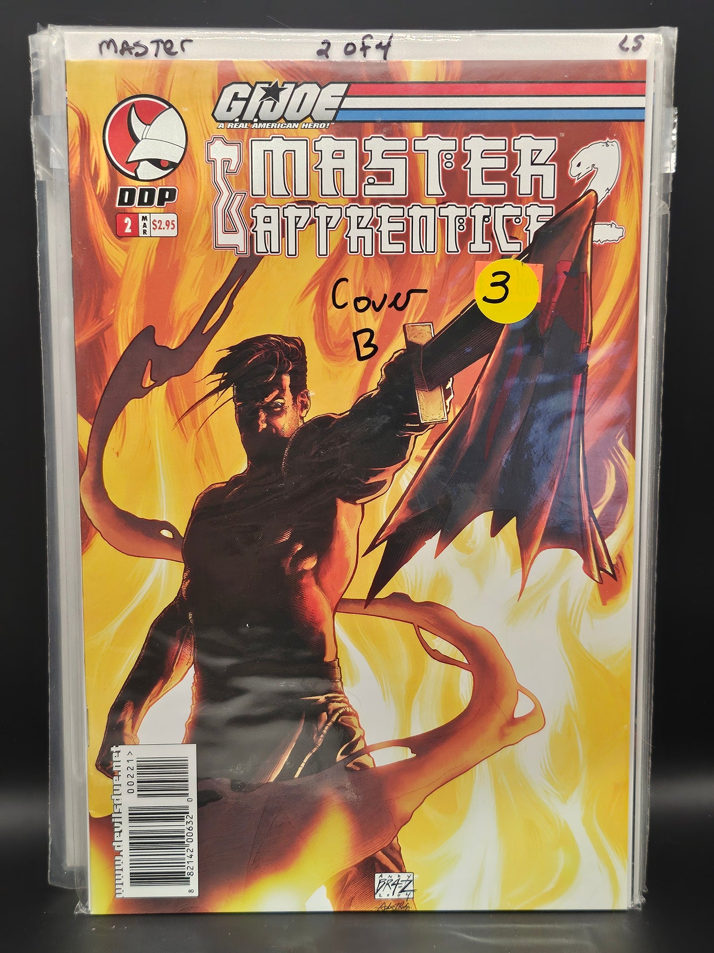 #2 Cover B - GI Joe Master and Apprentice 2 (2005)