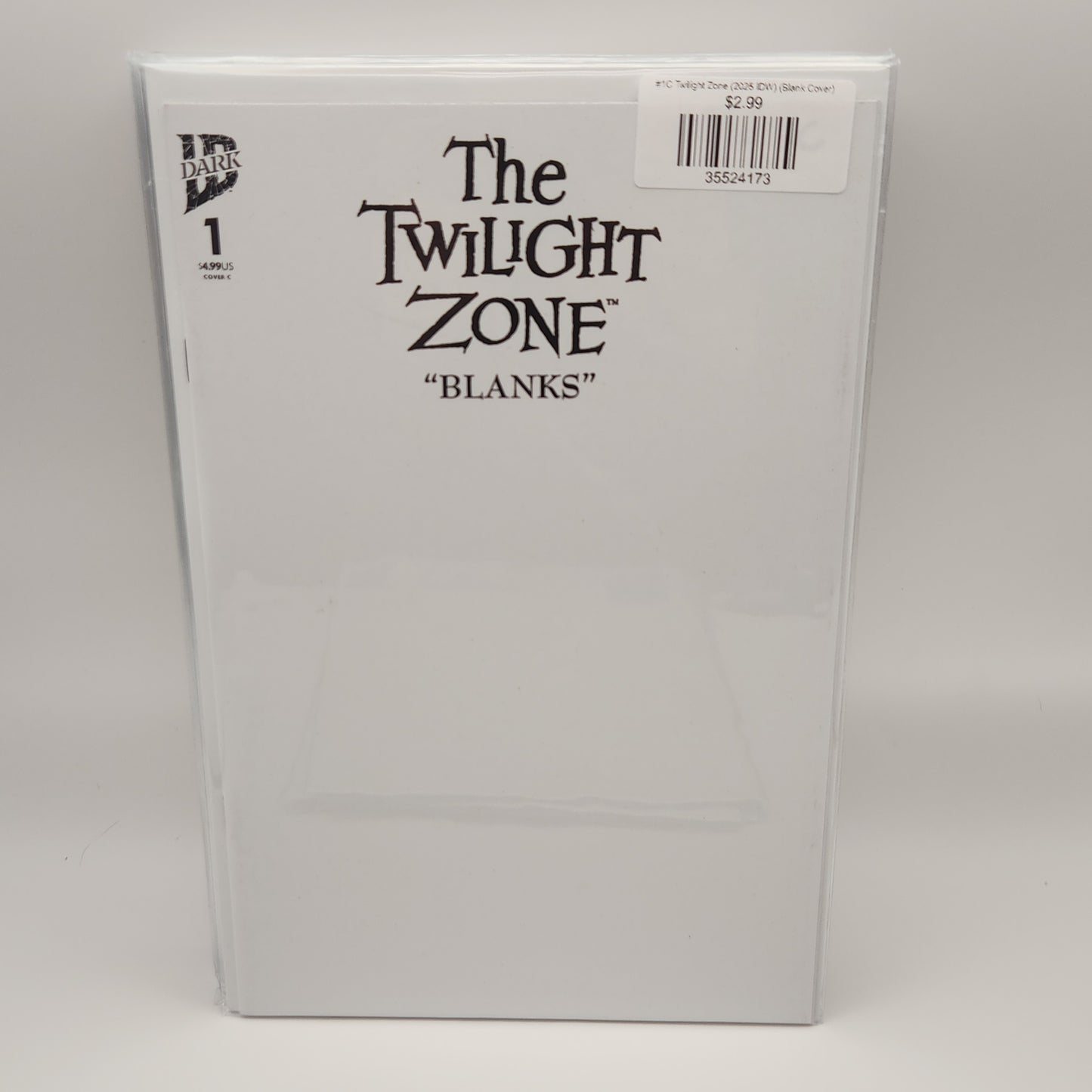 #1C Twilight Zone (2025 IDW) (Blank Cover)