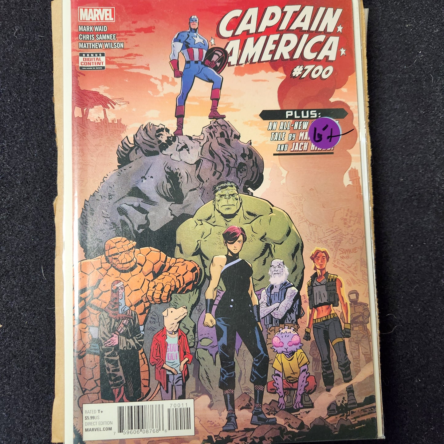 Captain America – Marvel – 2017–2018 – Volume 8 – Ongoing Series – #700 - Cover A