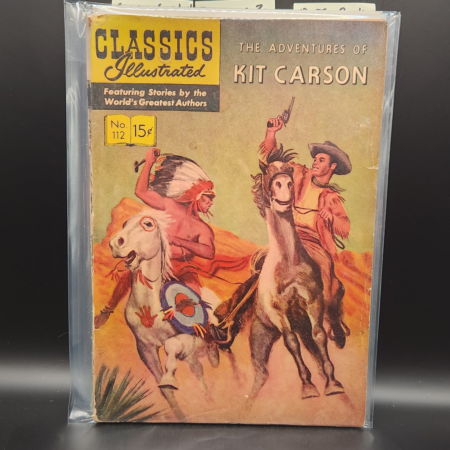 #3 Classics Illustrated 112 Adventures of Kit Carson (1953) : HRN 141