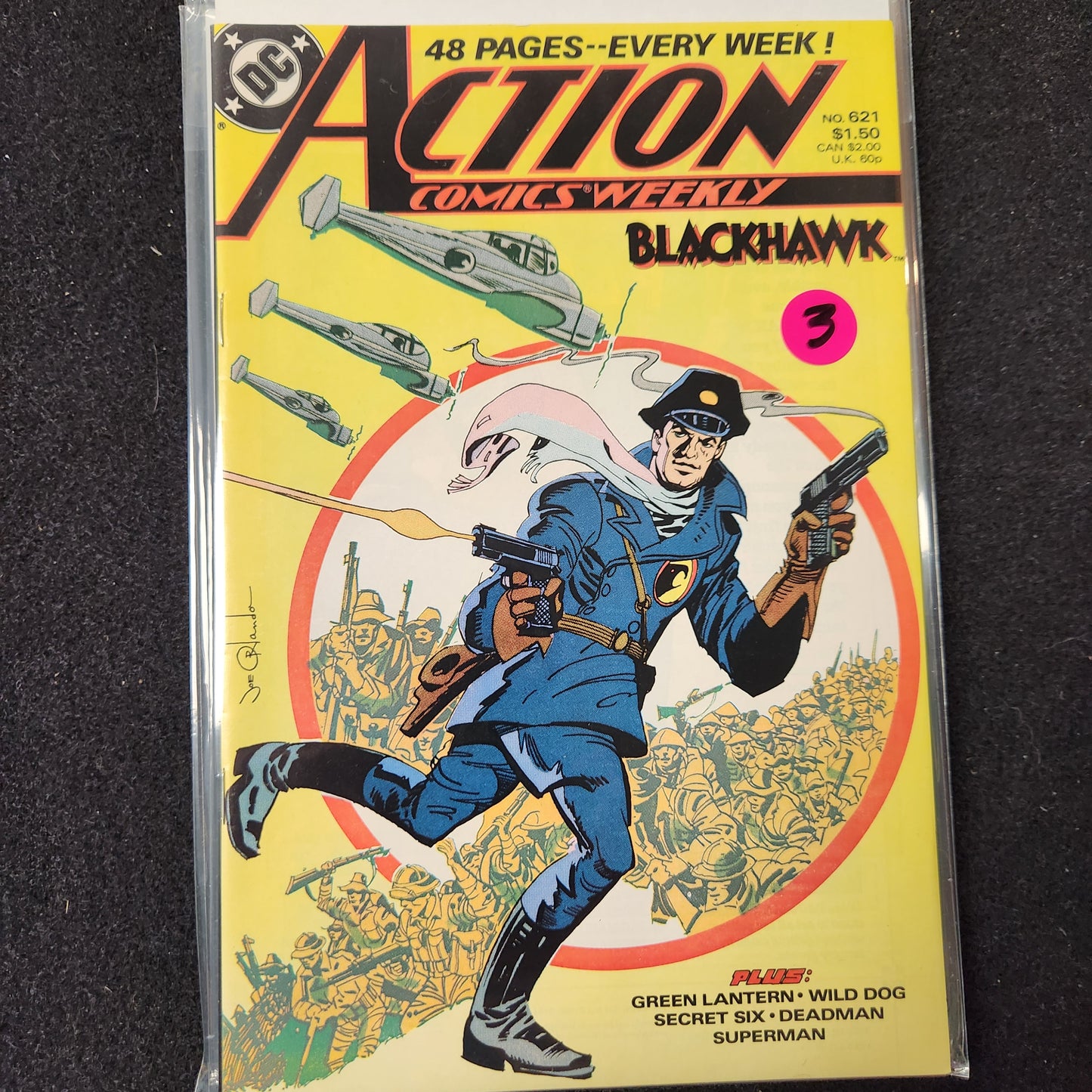 Action Comics #621 - Featuring Blackhawk (DC 1988)