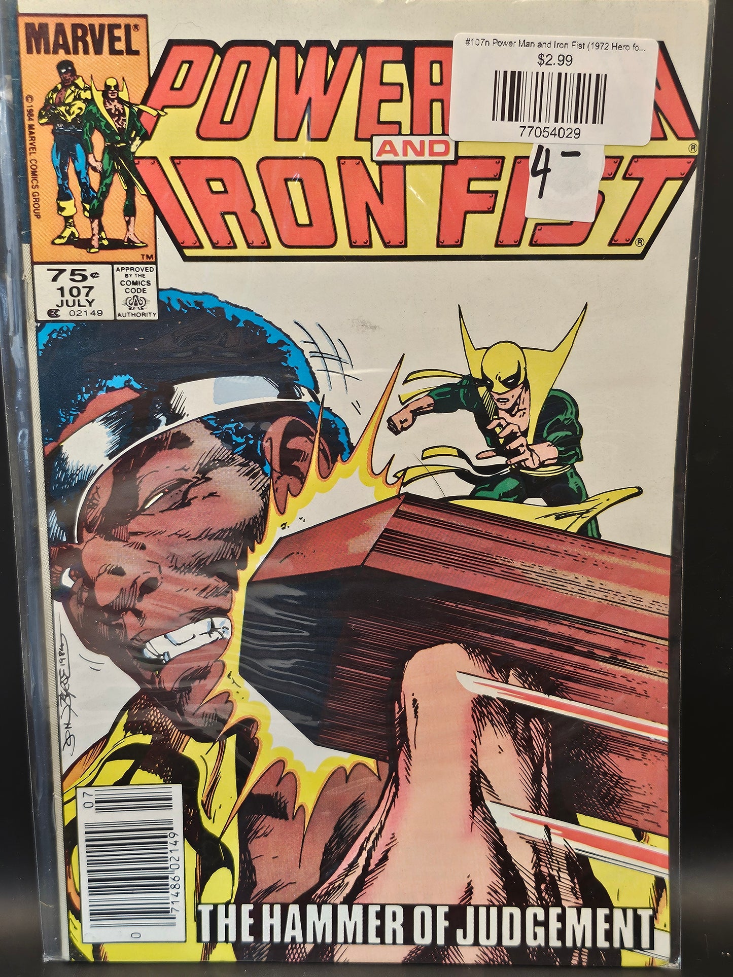 #107n Power Man and Iron Fist (1972 Hero for Hire)