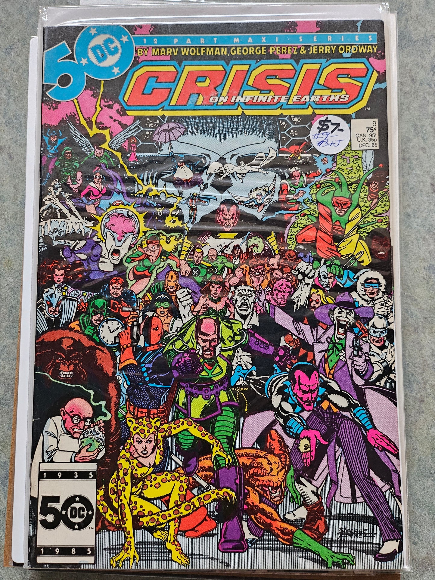 117.101 – Crisis on Infinite Earth - #9 -(LS) maxi series -1985-86