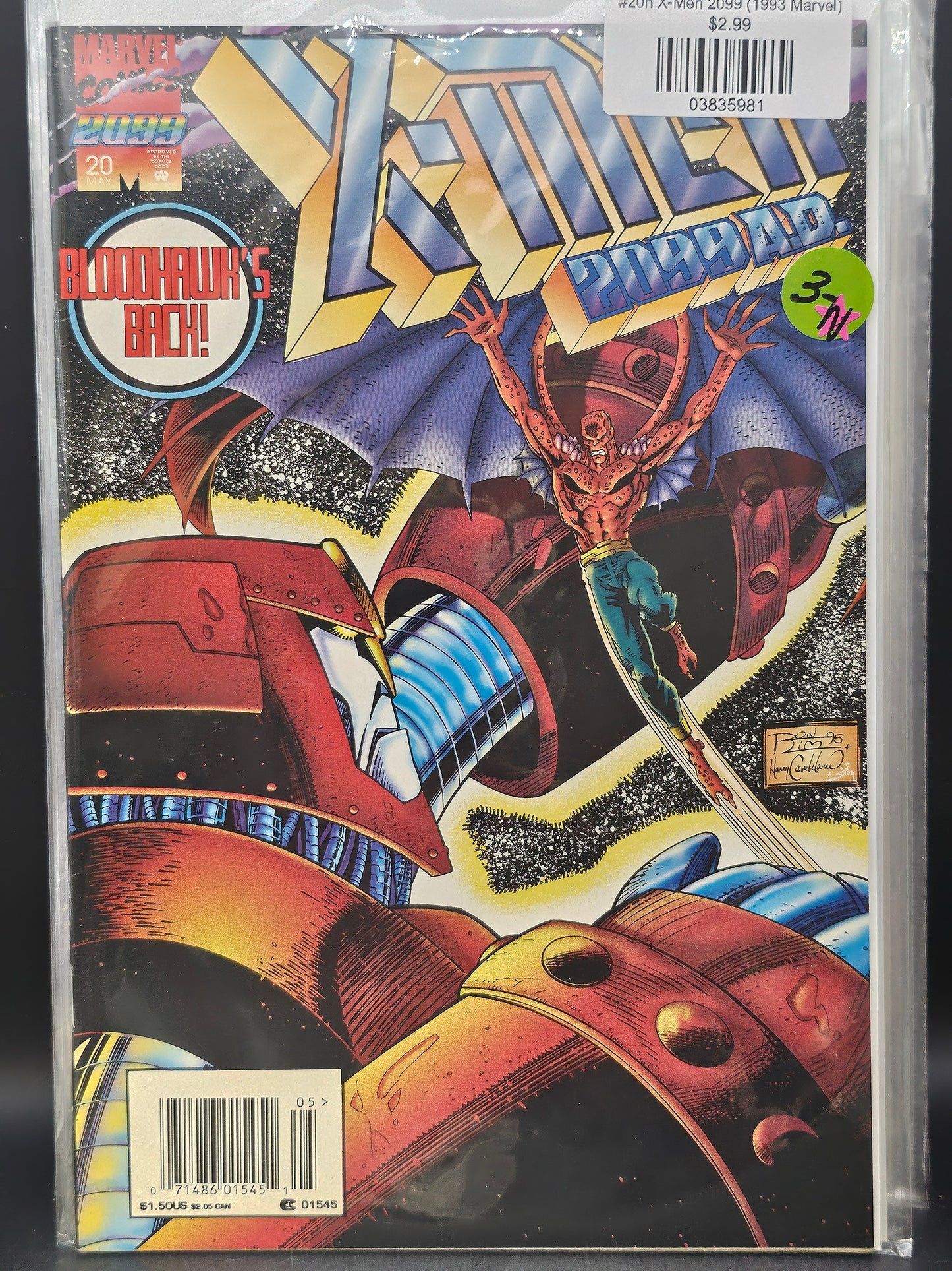#20n X-Men 2099 (1993 Marvel)