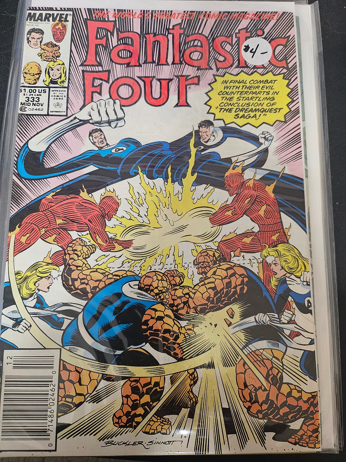 101.142 Fantastic Four – #333 – v1 (1961–1995)