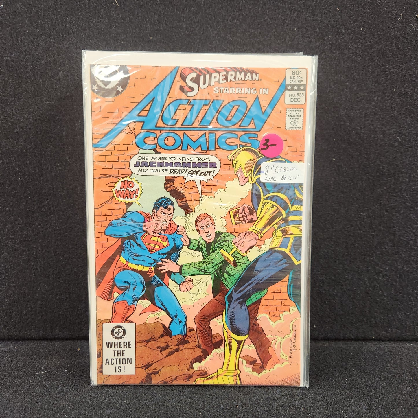 Action Comics #538 - The Man Called Jackhammer (DC 1982)