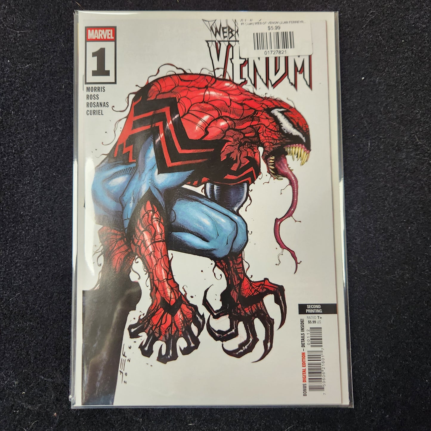 #1 (Juan) WEB OF VENOM (JUAN FERREYRA 2ND PRINTING VARIANT)