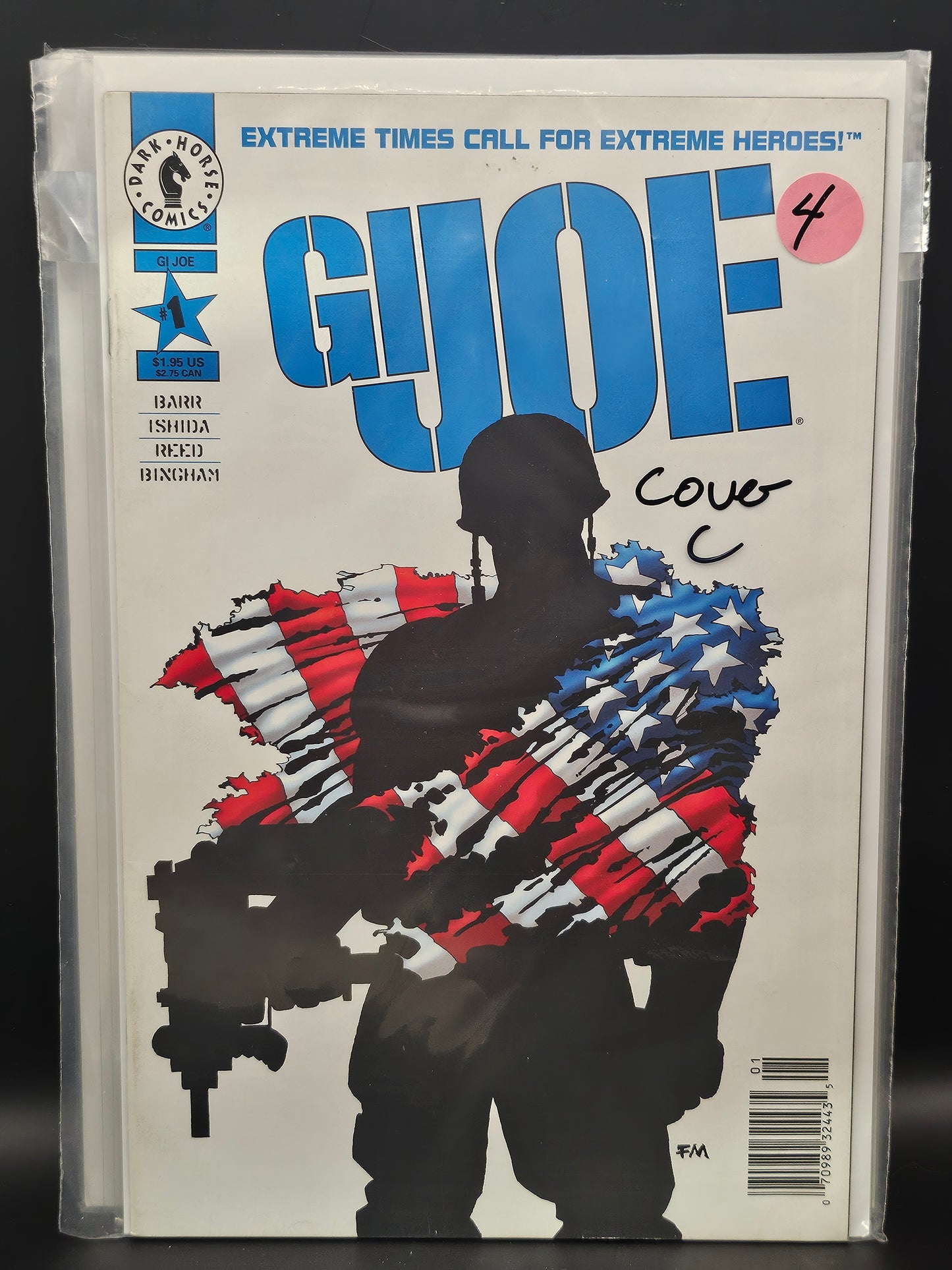 #1 Cover C - GI Joe (1995 Dark Horse 1st Series)
