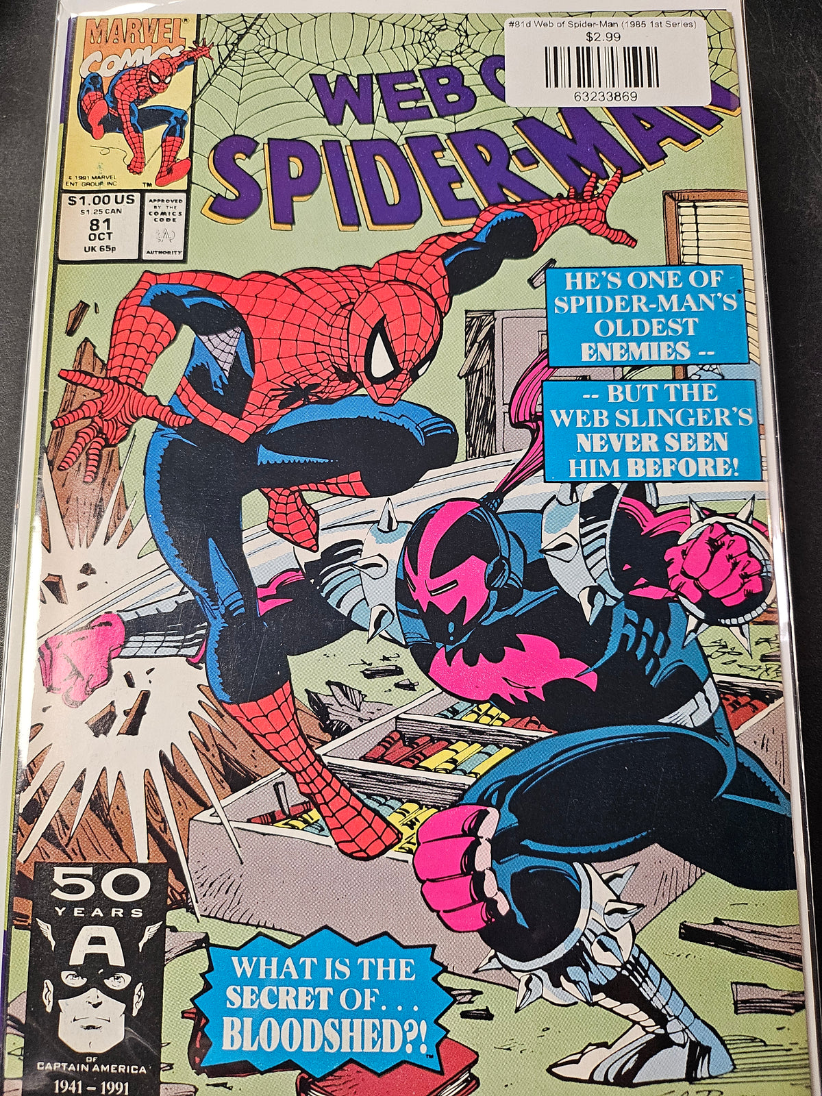 #81d Web of Spider-Man (1985 1st Series)