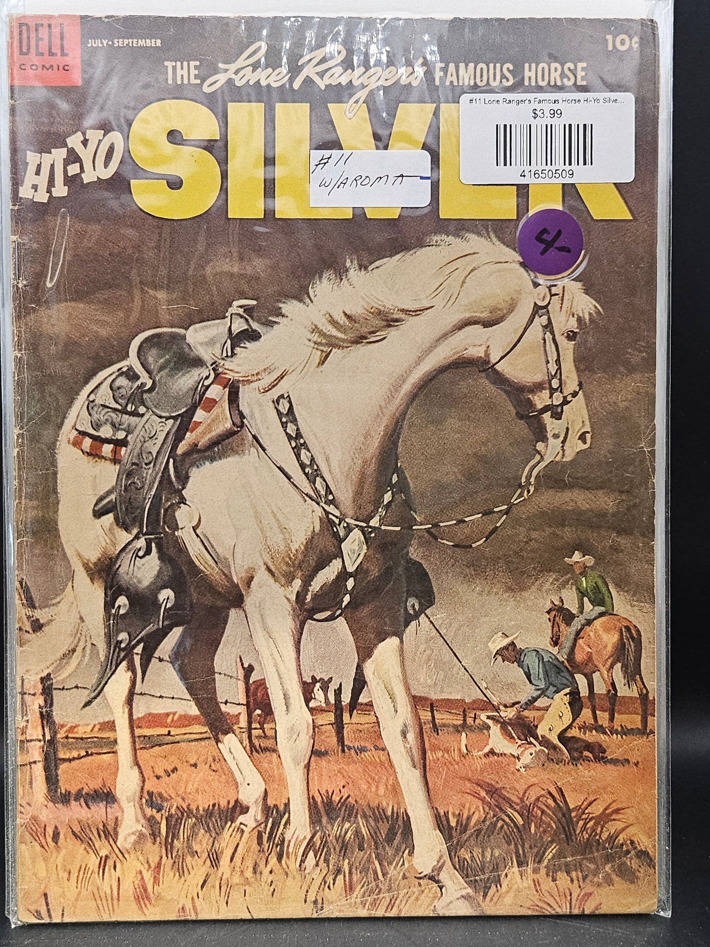 #11 Lone Ranger's Famous Horse Hi-Yo Silver (1952-1960 Dell)