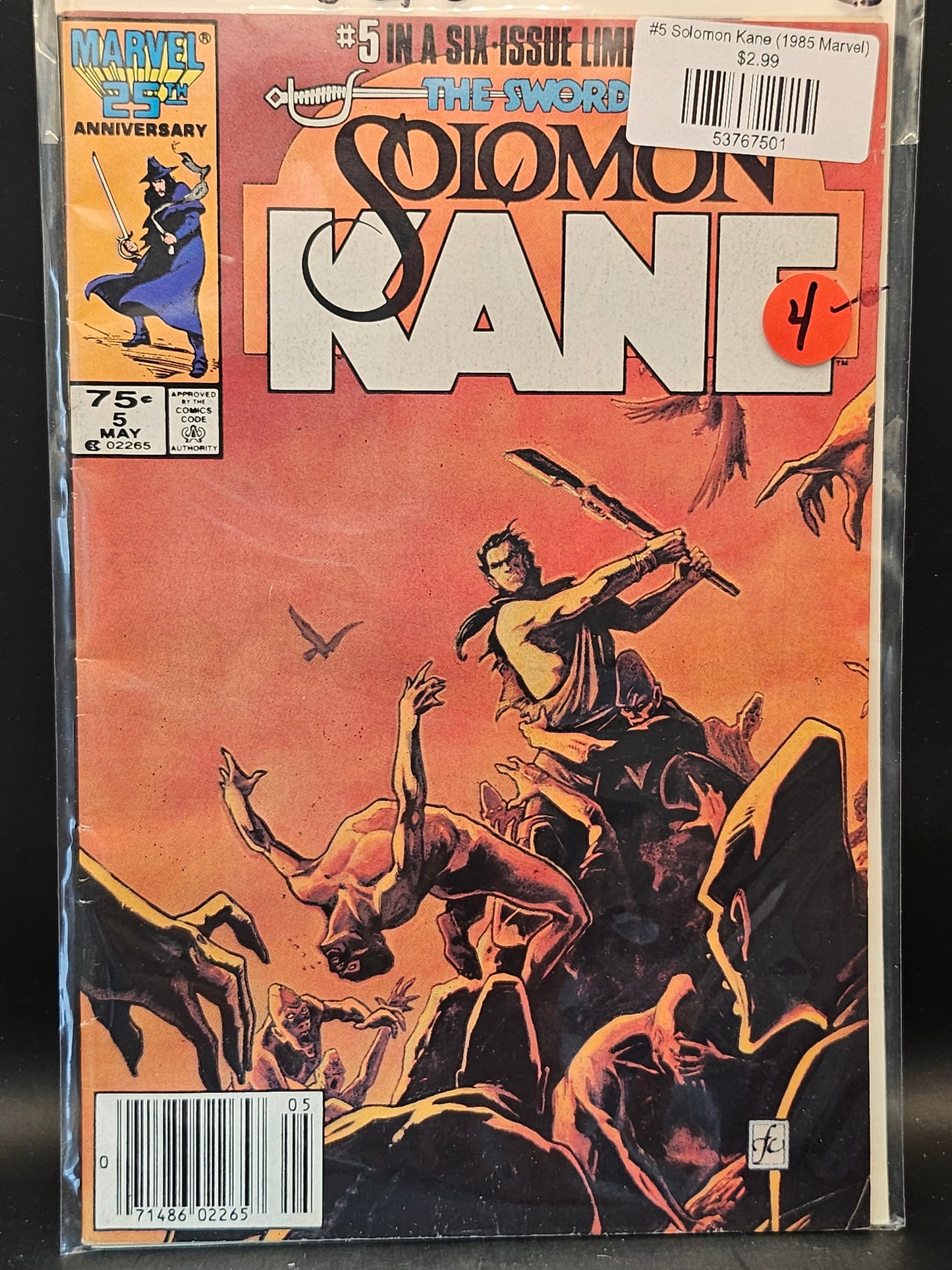 #5 Solomon Kane (1985 Marvel)