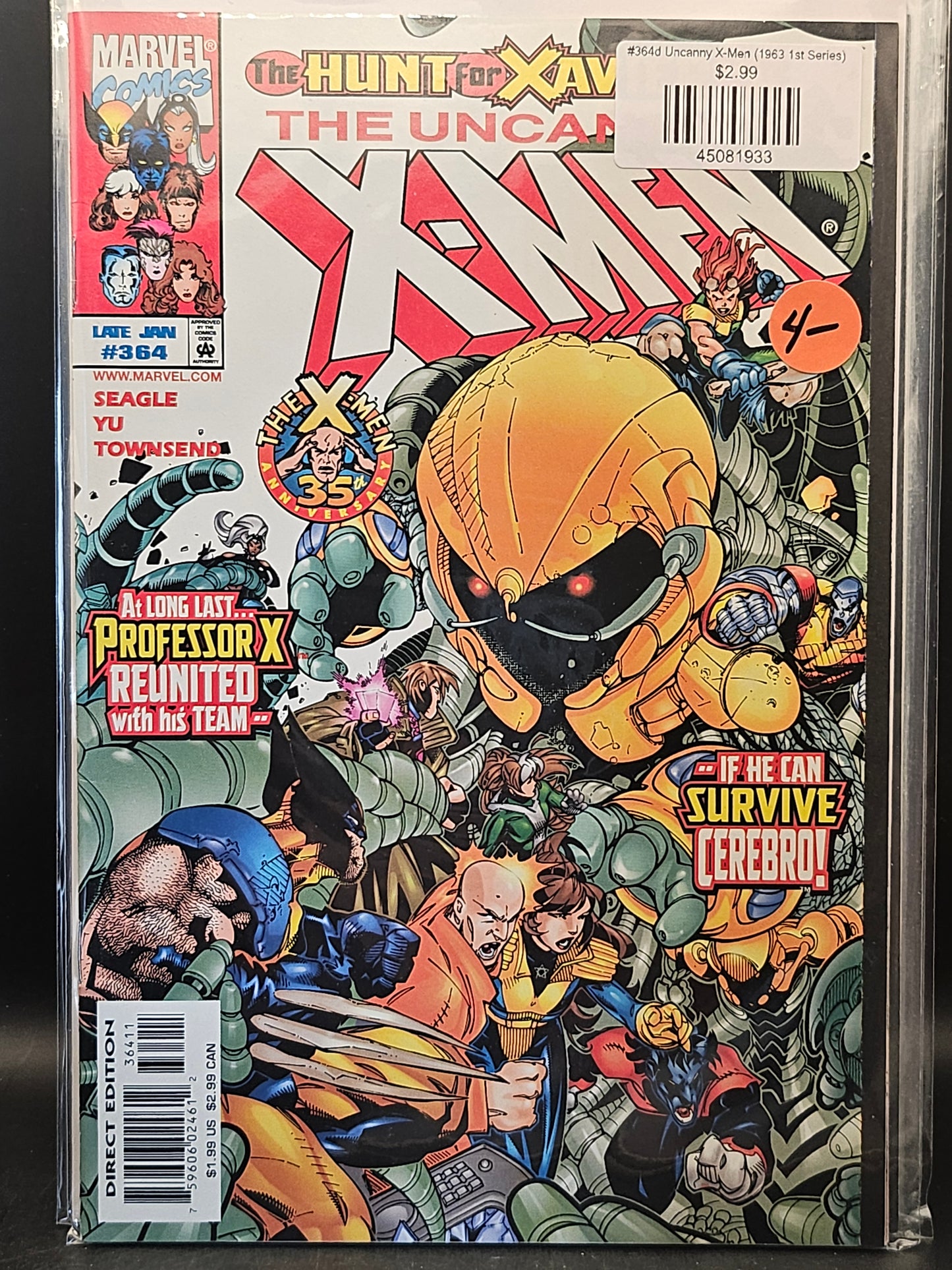 #364d Uncanny X-Men (1963 1st Series)