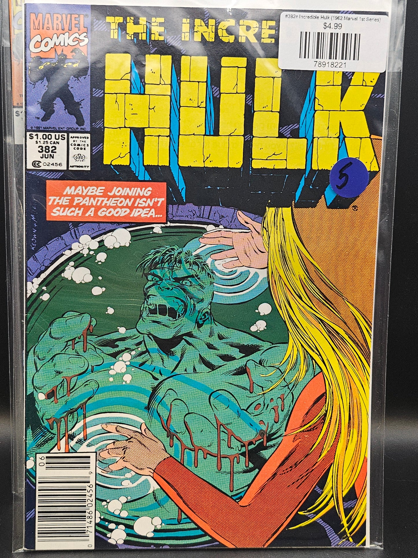 #382n Incredible Hulk (1962 Marvel 1st Series)