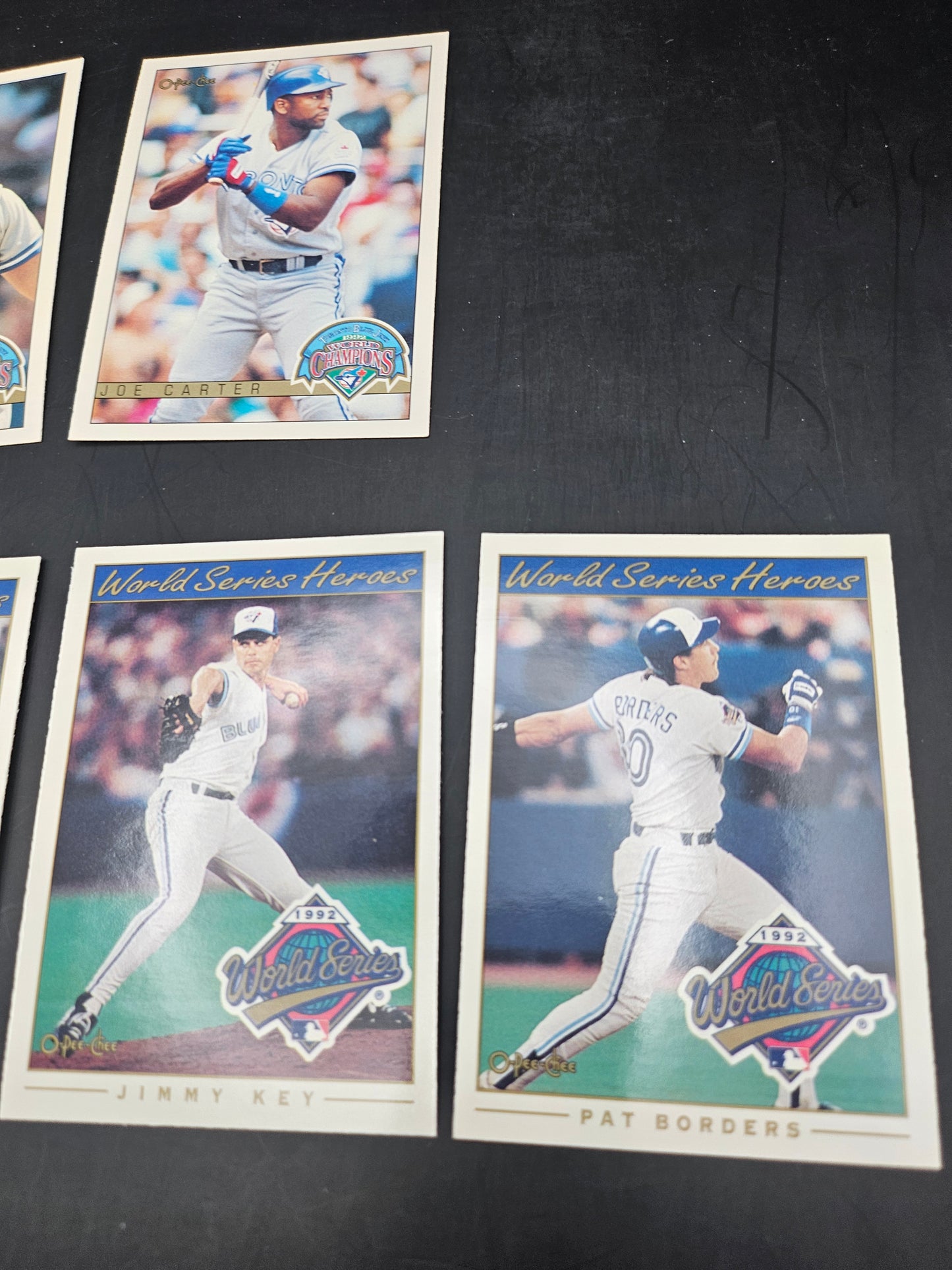 O-Pee-Chee World Champs 1-18 Blue Jays World Series Heroes 1-4 1993 cards