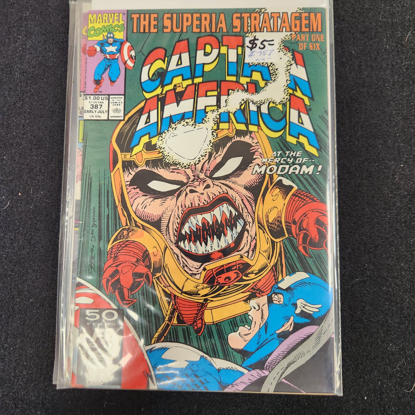 Captain America – Marvel – 1968–1996 – Volume 1 – Ongoing Series – #387