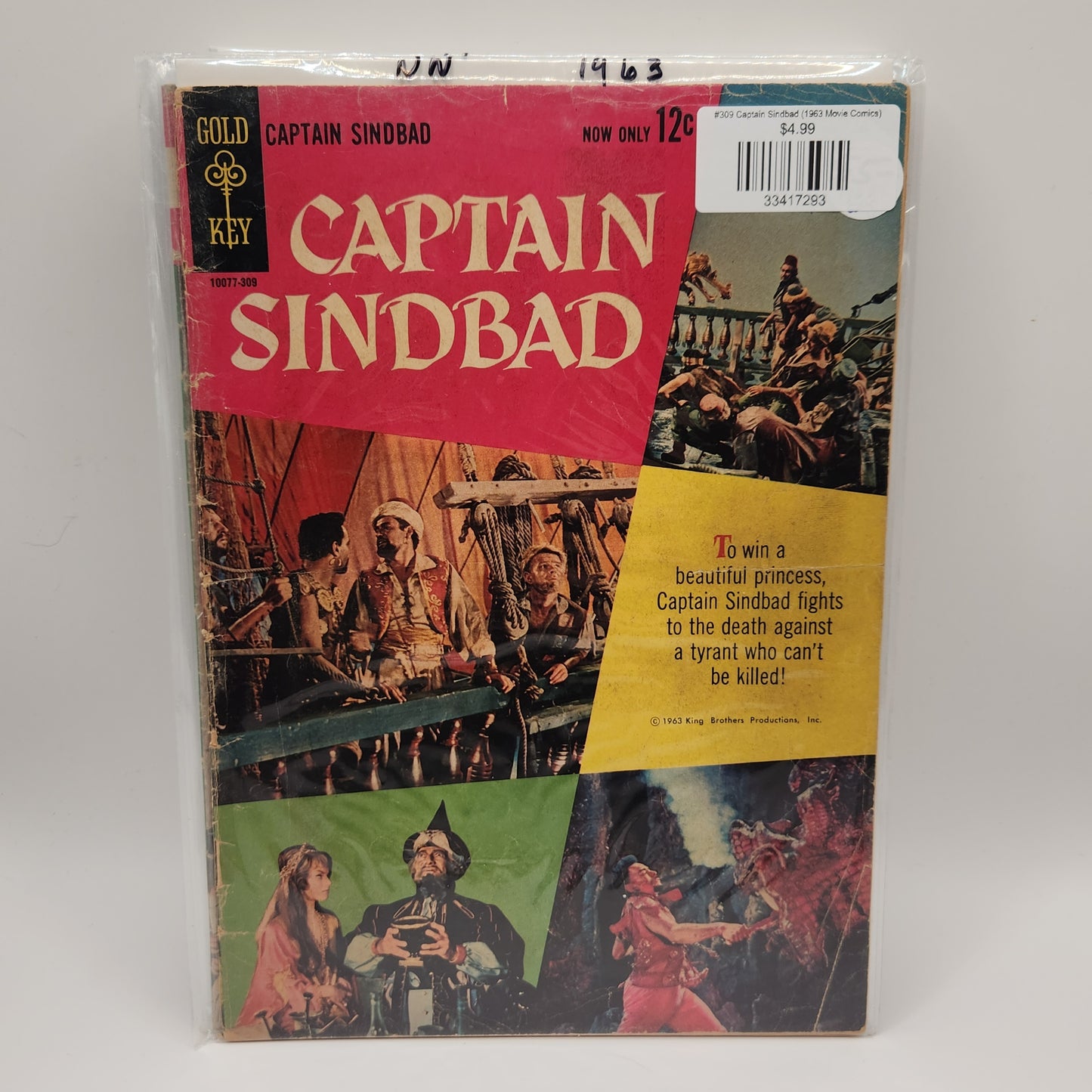 #309 Captain Sindbad (1963 Movie Comics)